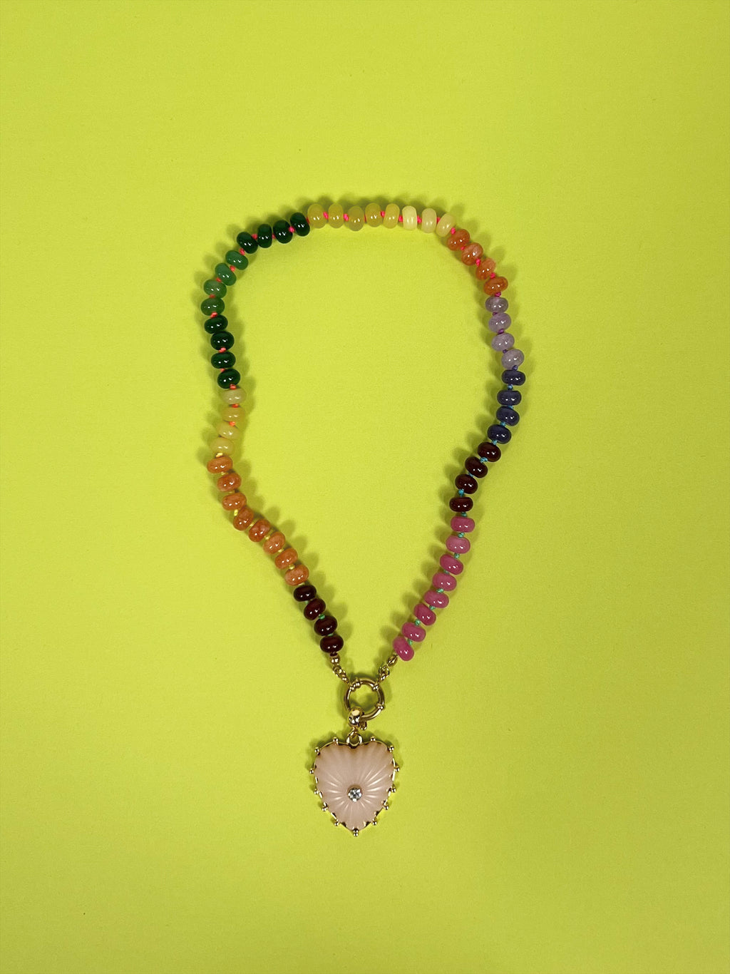 Haddie Heart Necklace : Hypoallergenic and Water Resistant