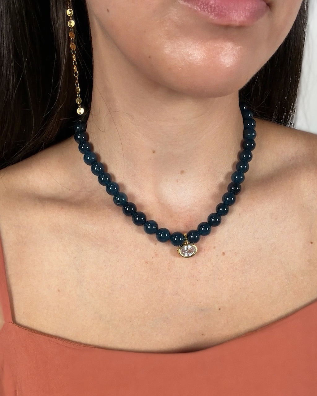 Jovi Beaded Necklace : Hypoallergenic and Water Resistant