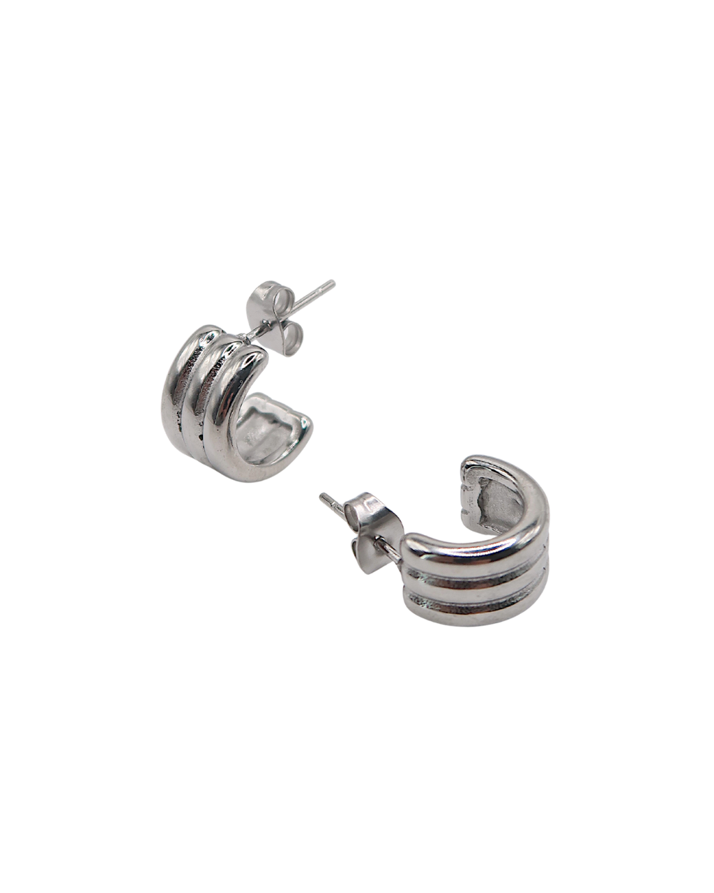 Mini Groove Earring : Hypoallergenic and Water Resistant