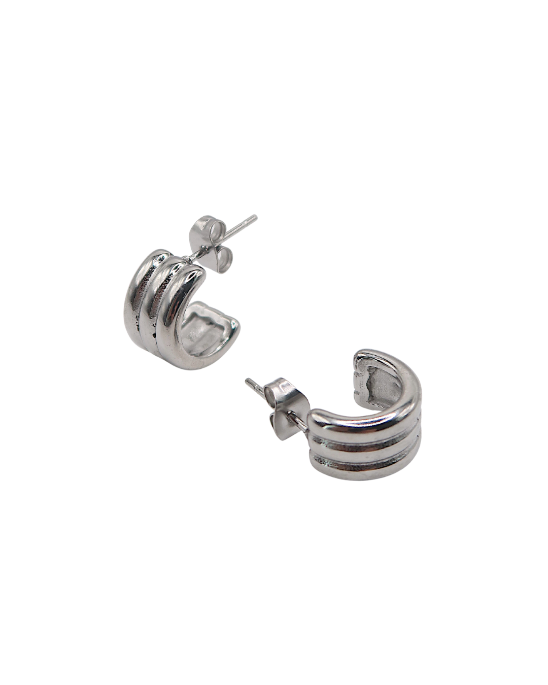 Mini Groove Earring : Hypoallergenic and Water Resistant