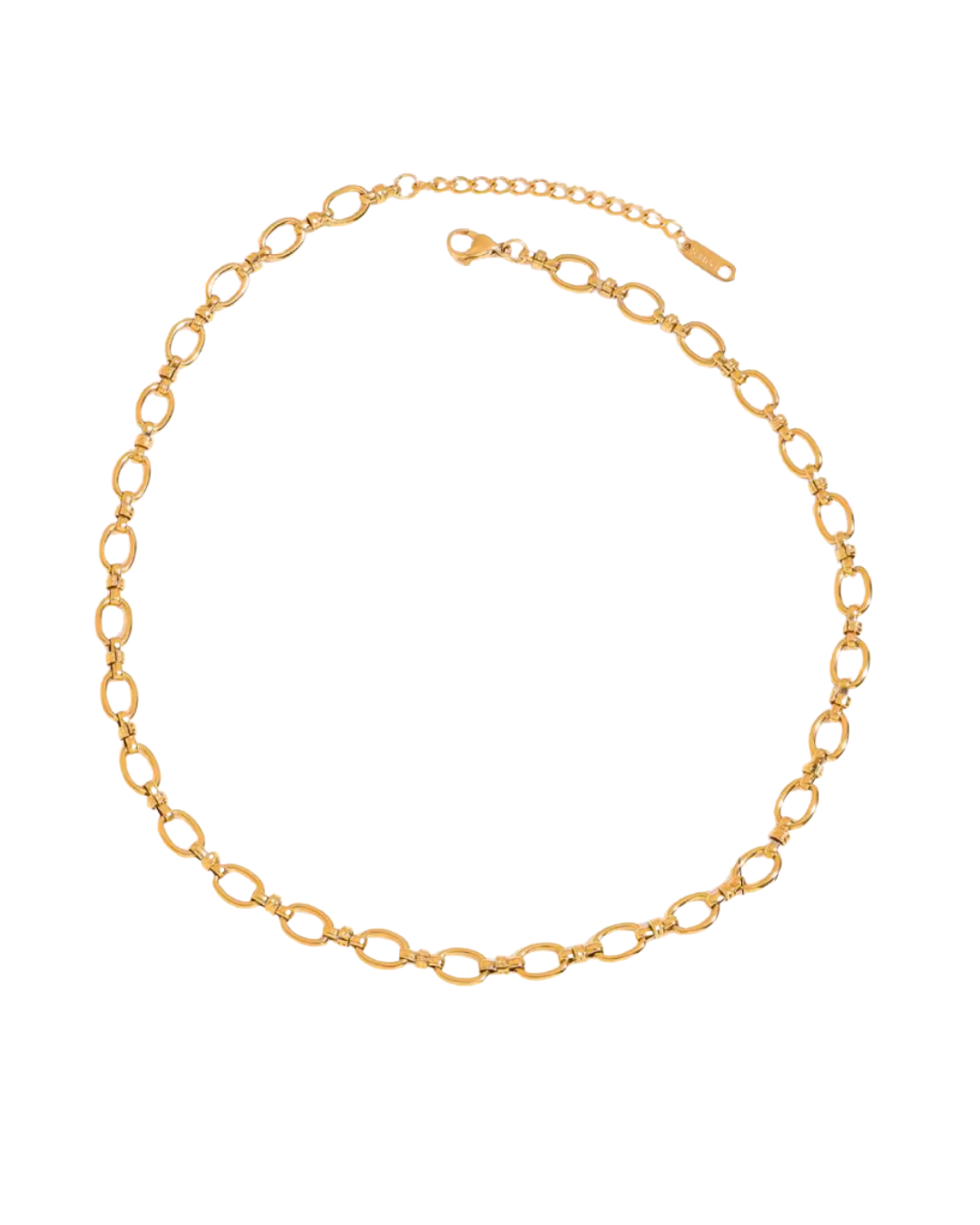 Steadson Link Necklace : Hypoallergenic and Water Resistant
