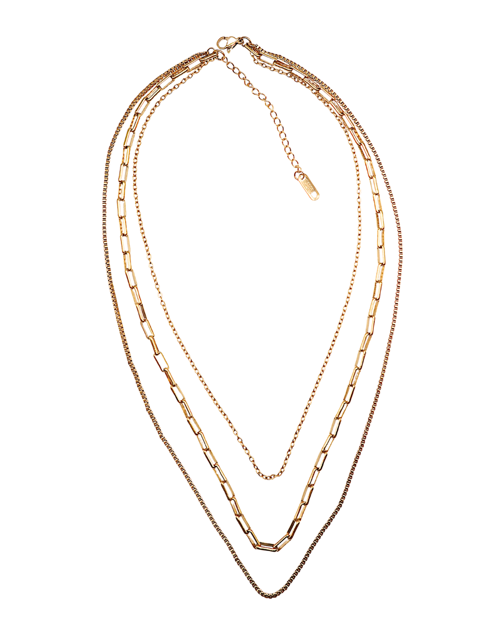 Toronto Trio Necklace : Hypoallergenic and Water Resistant