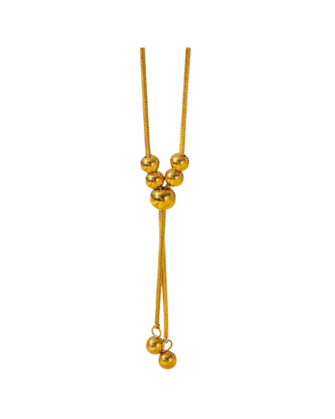 Monaco Bead Bolo Necklace : Hypoallergenic and Water Resistant