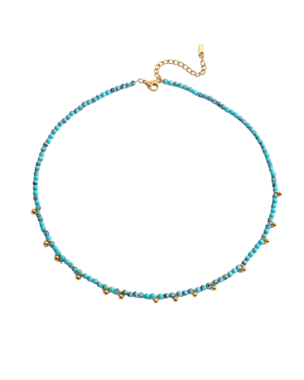 Andi Turquoise Necklace : Hypoallergenic and Water Resistant