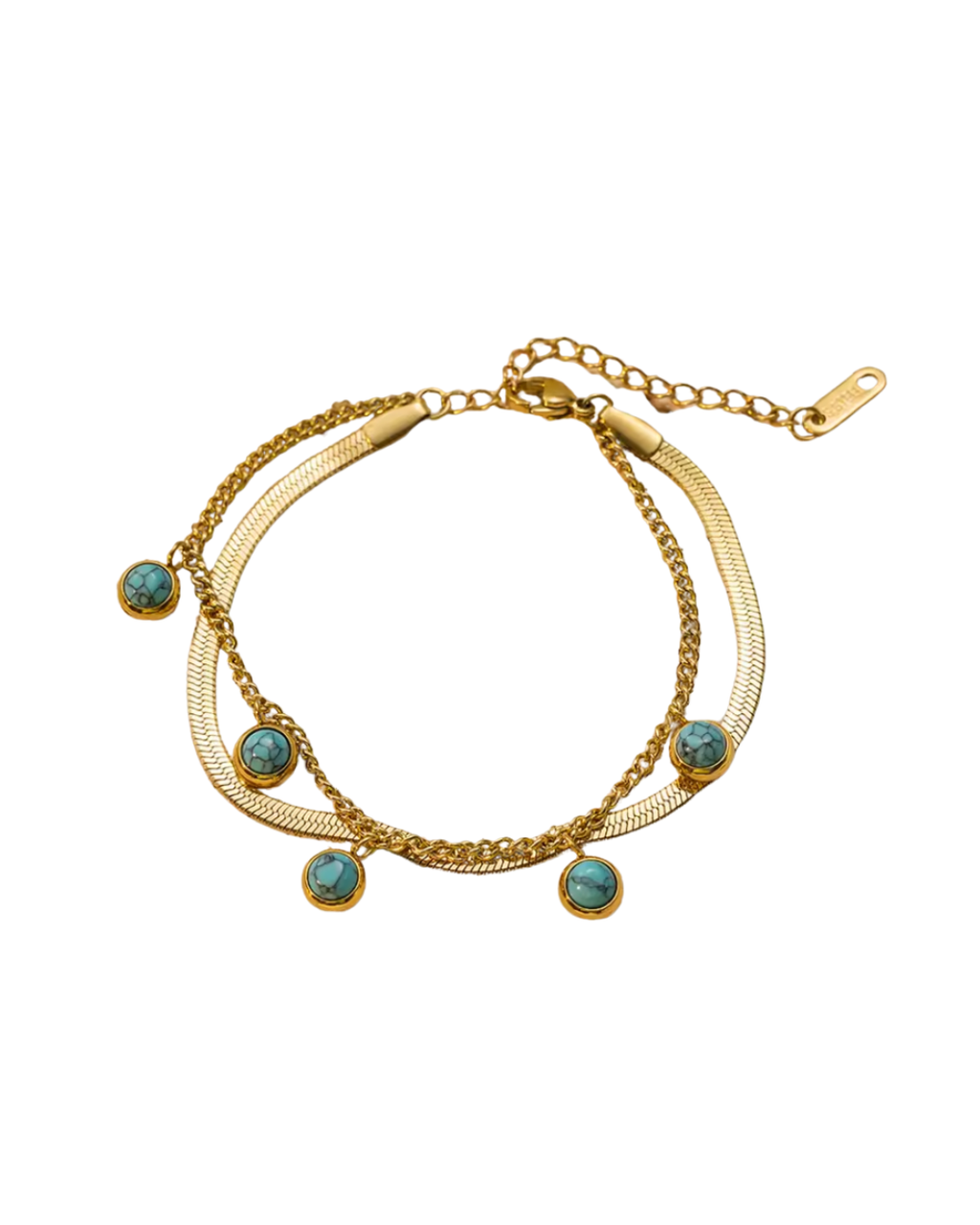 Rico Turquoise Bracelet : Hypoallergenic and Water Resistant