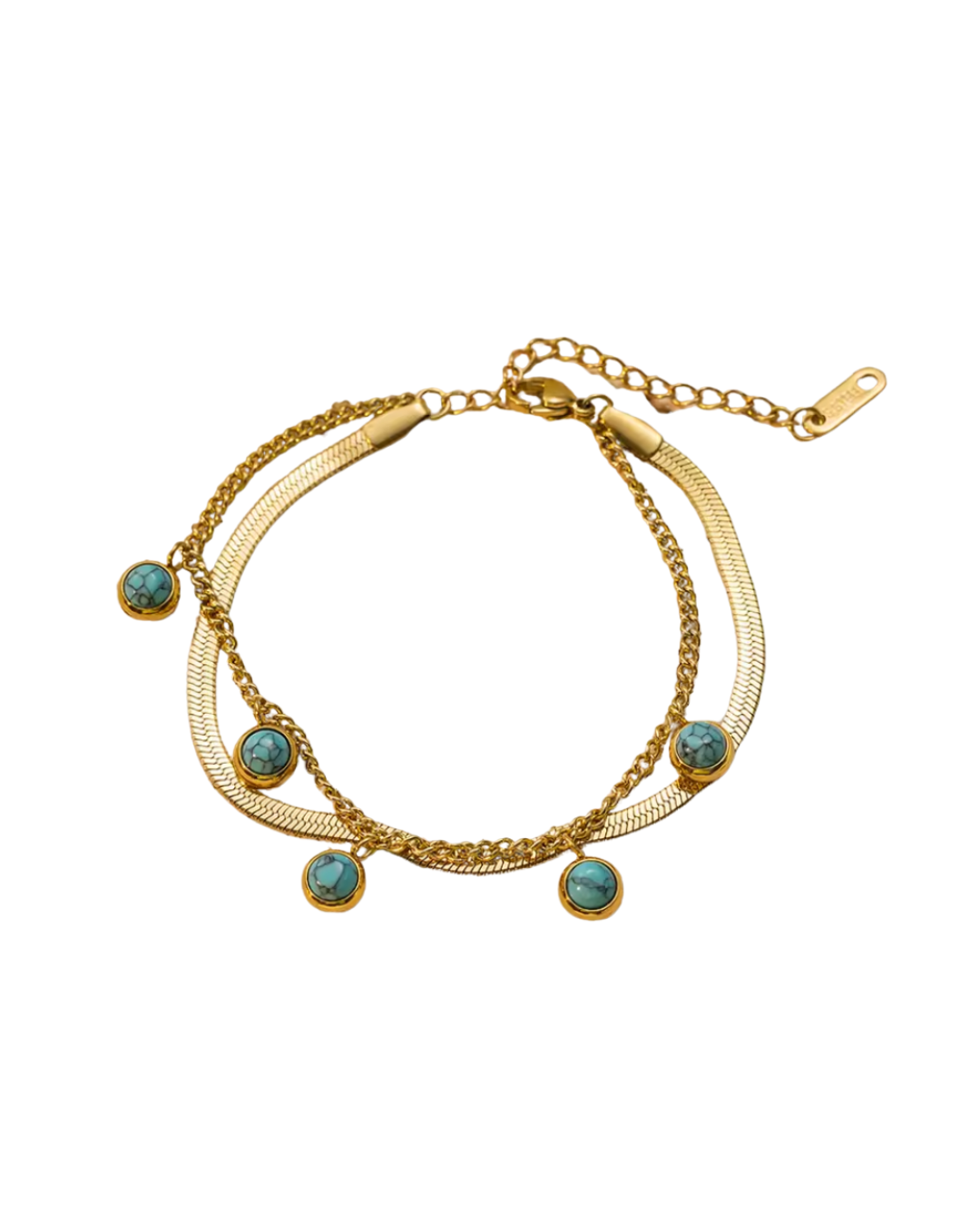 Rico Turquoise Bracelet : Hypoallergenic and Water Resistant