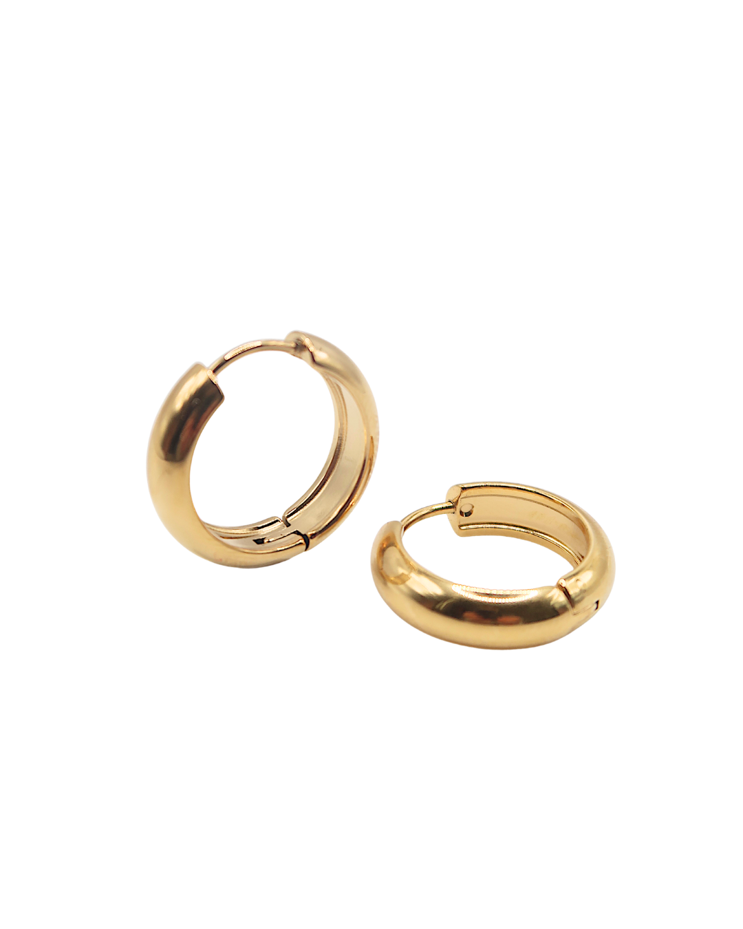 Medium Harlow Hoop : Hypoallergenic and Water Resistant