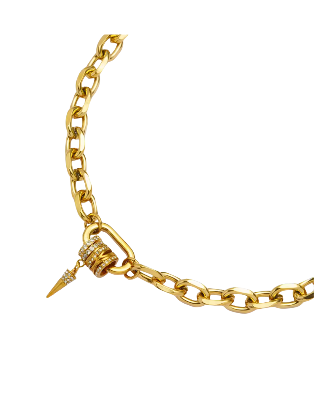 Freemont Spike Necklace : Hypoallergenic and Water Resistant