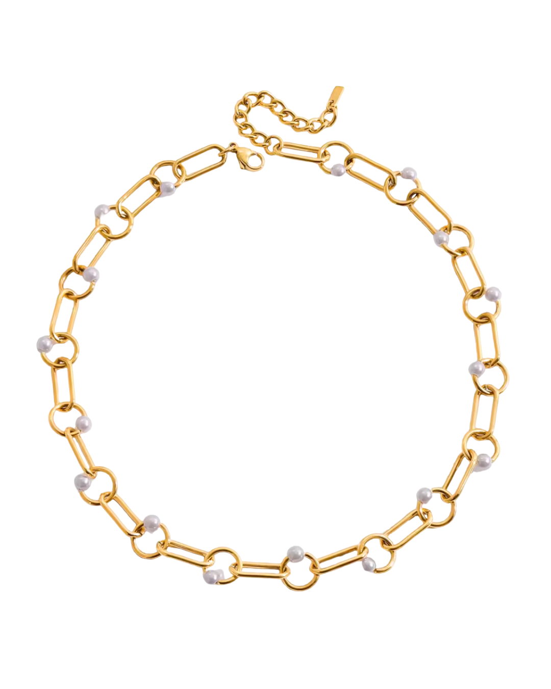 Piper Pearl Chain : Hypoallergenic and Water Resistant