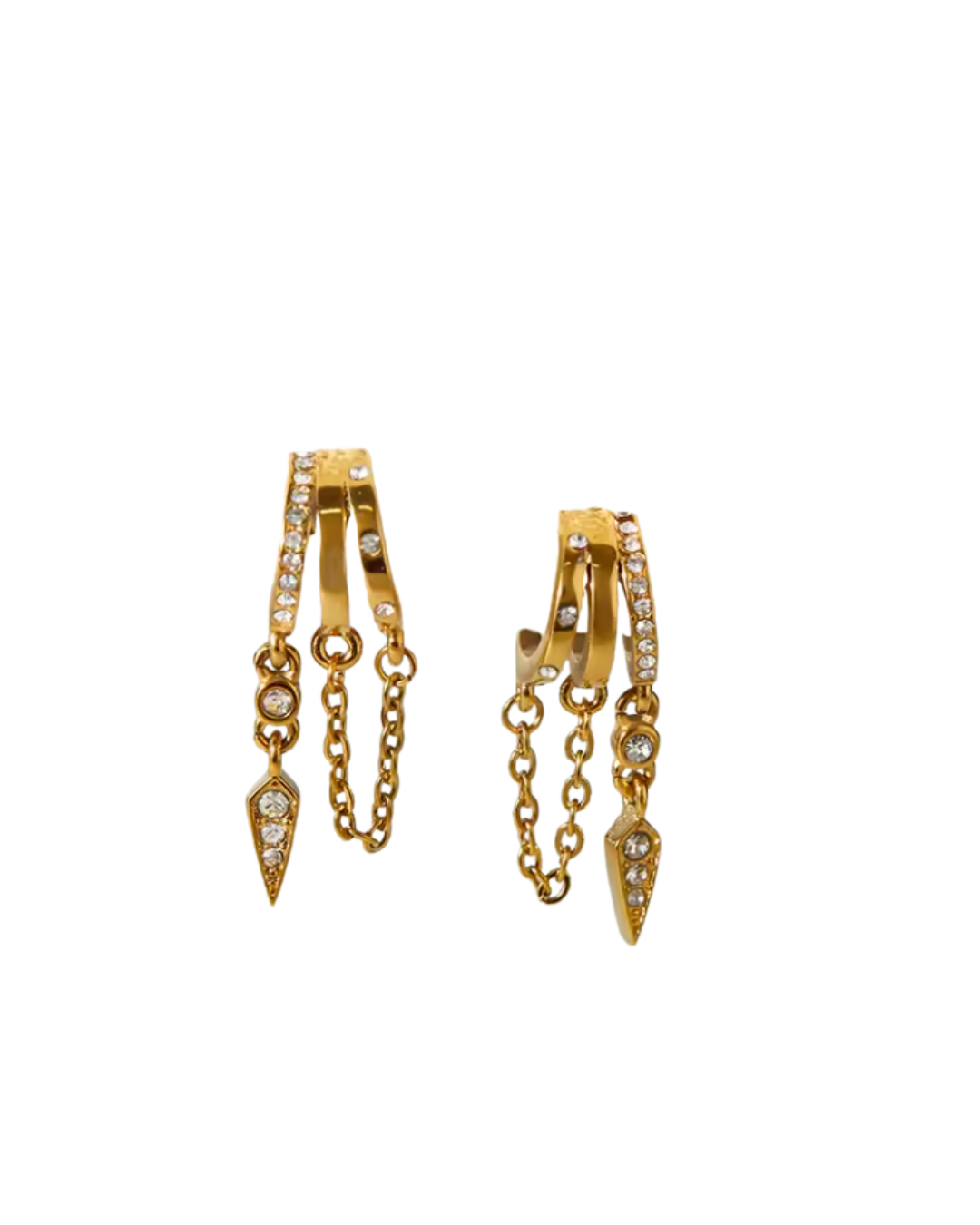 Reno Spike Earring : Hypoallergenic and Water Resistant
