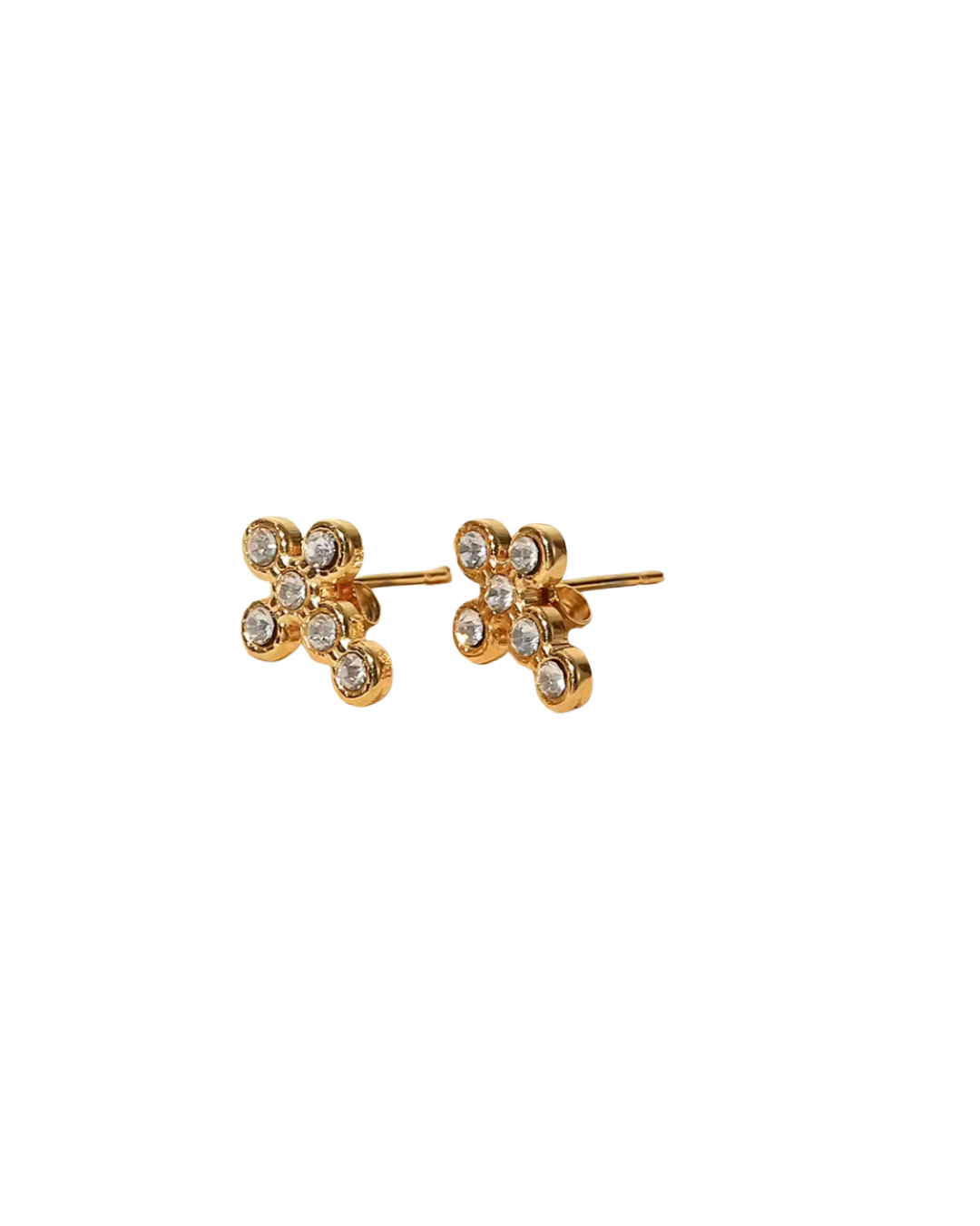 Hope Cross Stud : Hypoallergenic and Water Resistant