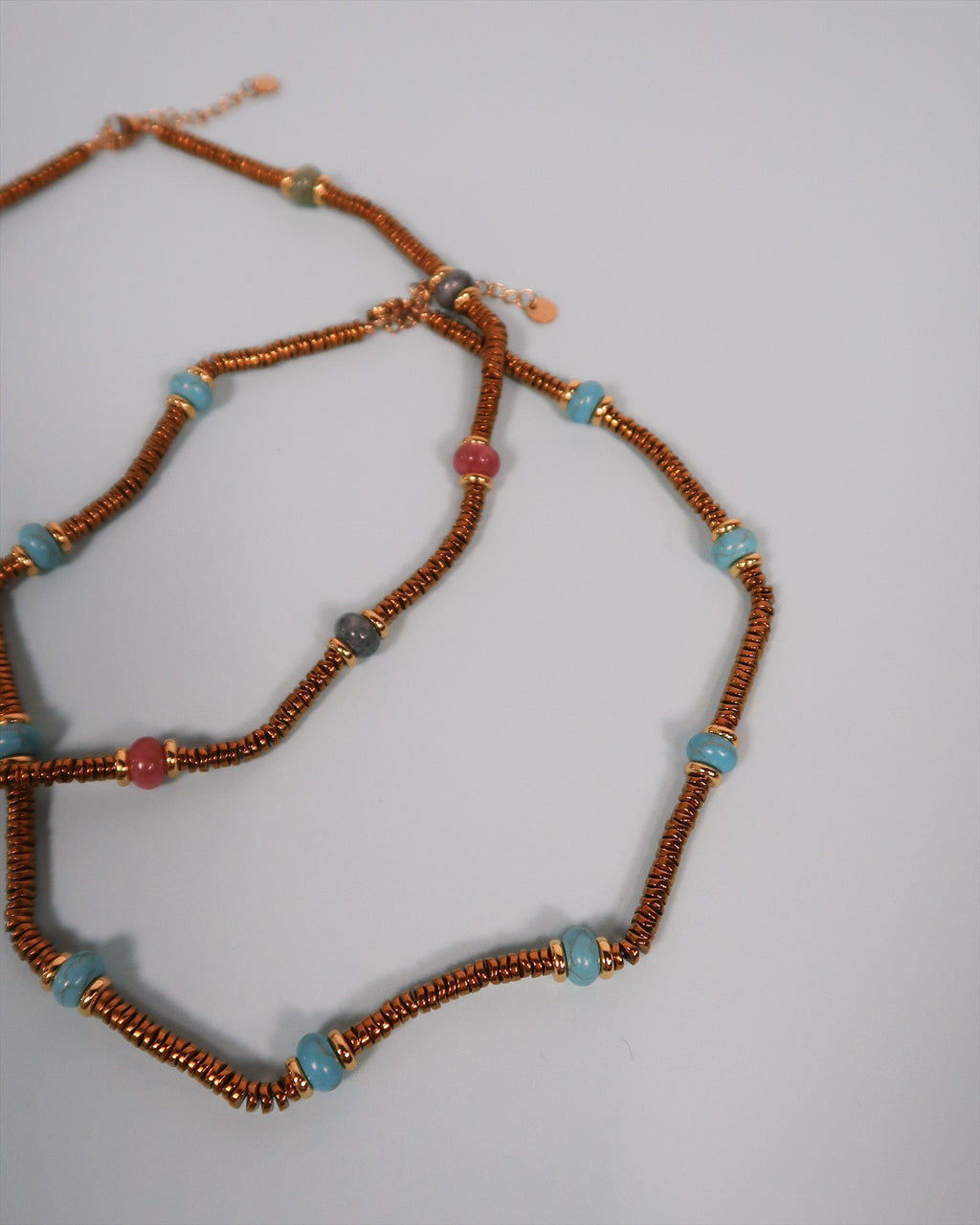 Nora Beaded Necklace : Hypoallergenic and Water Resistant