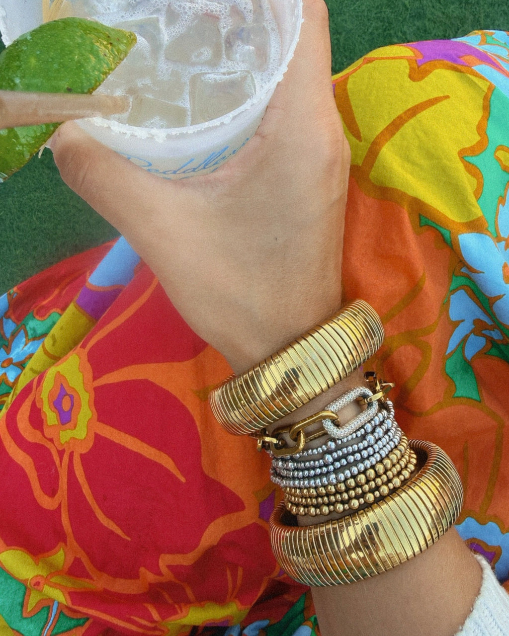 Bubble Beaded Bracelet Set : Hypoallergenic and Water Resistant