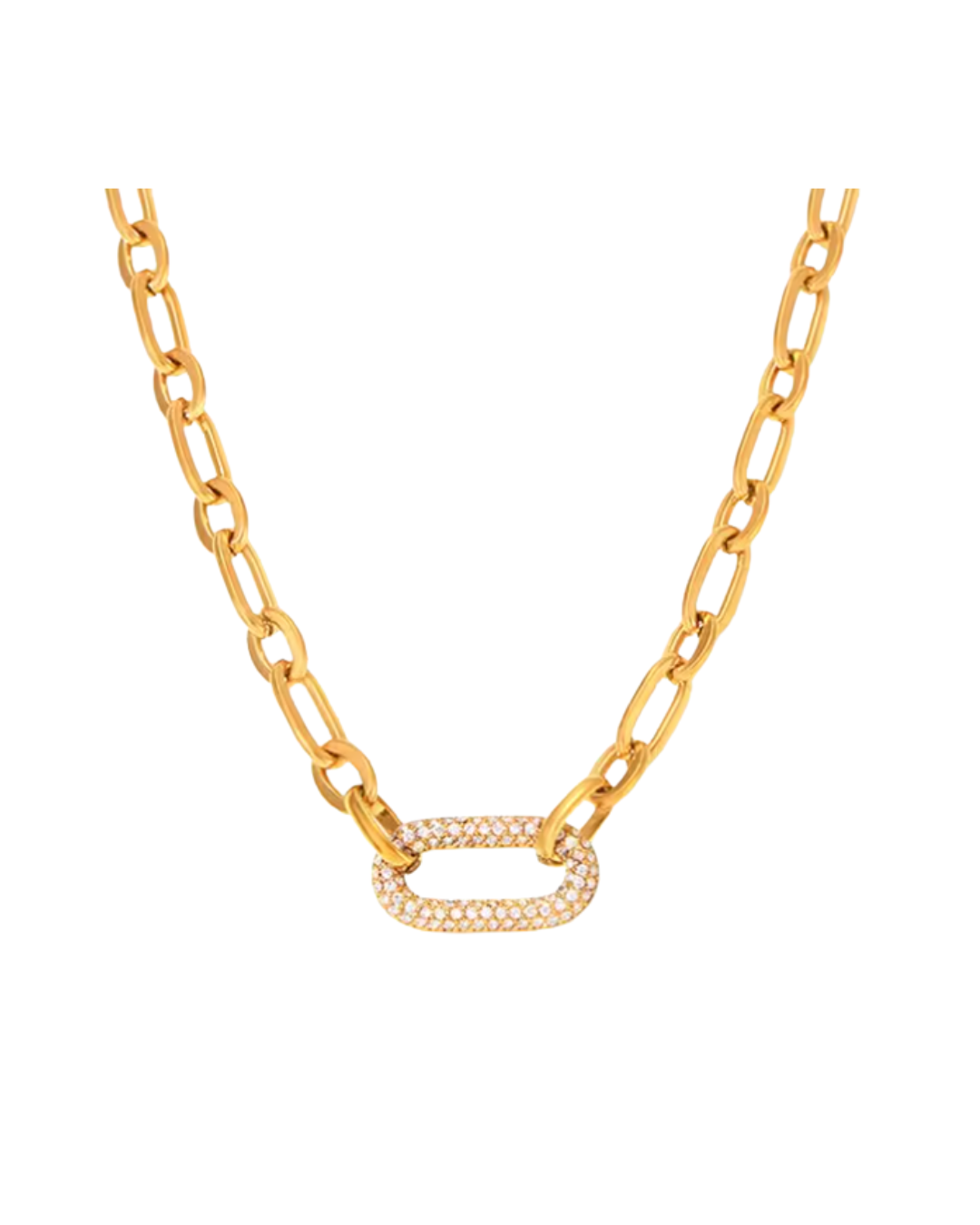 Hollywood Chain Necklace : Hypoallergenic and Water Resistant