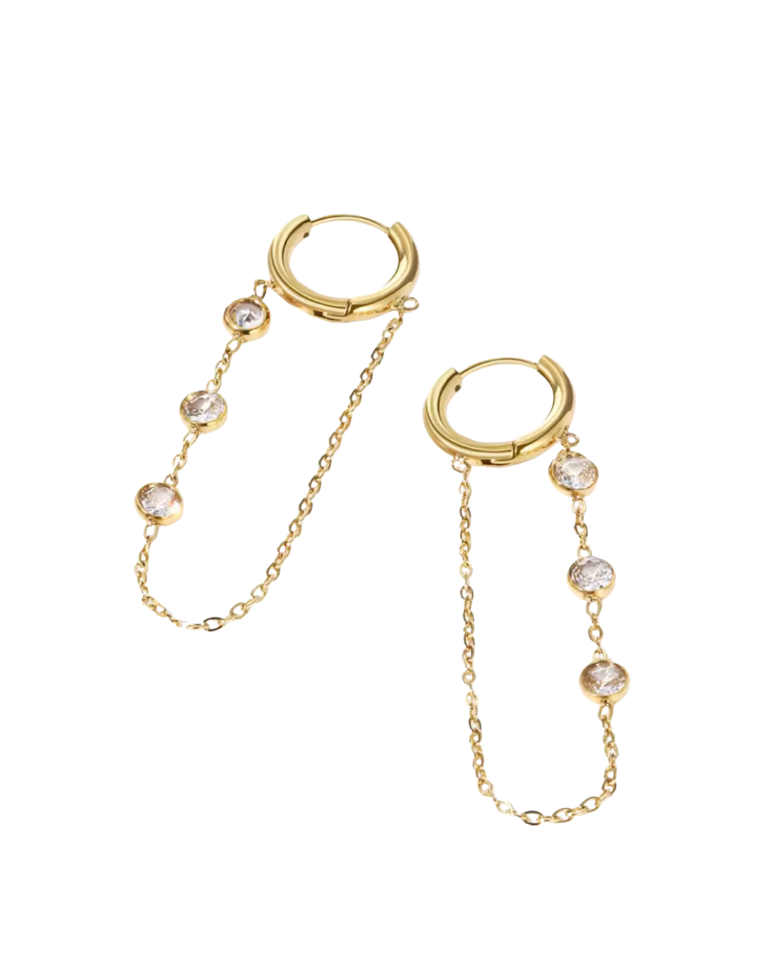 England Chain Huggie : Hypoallergenic and Water Resistant