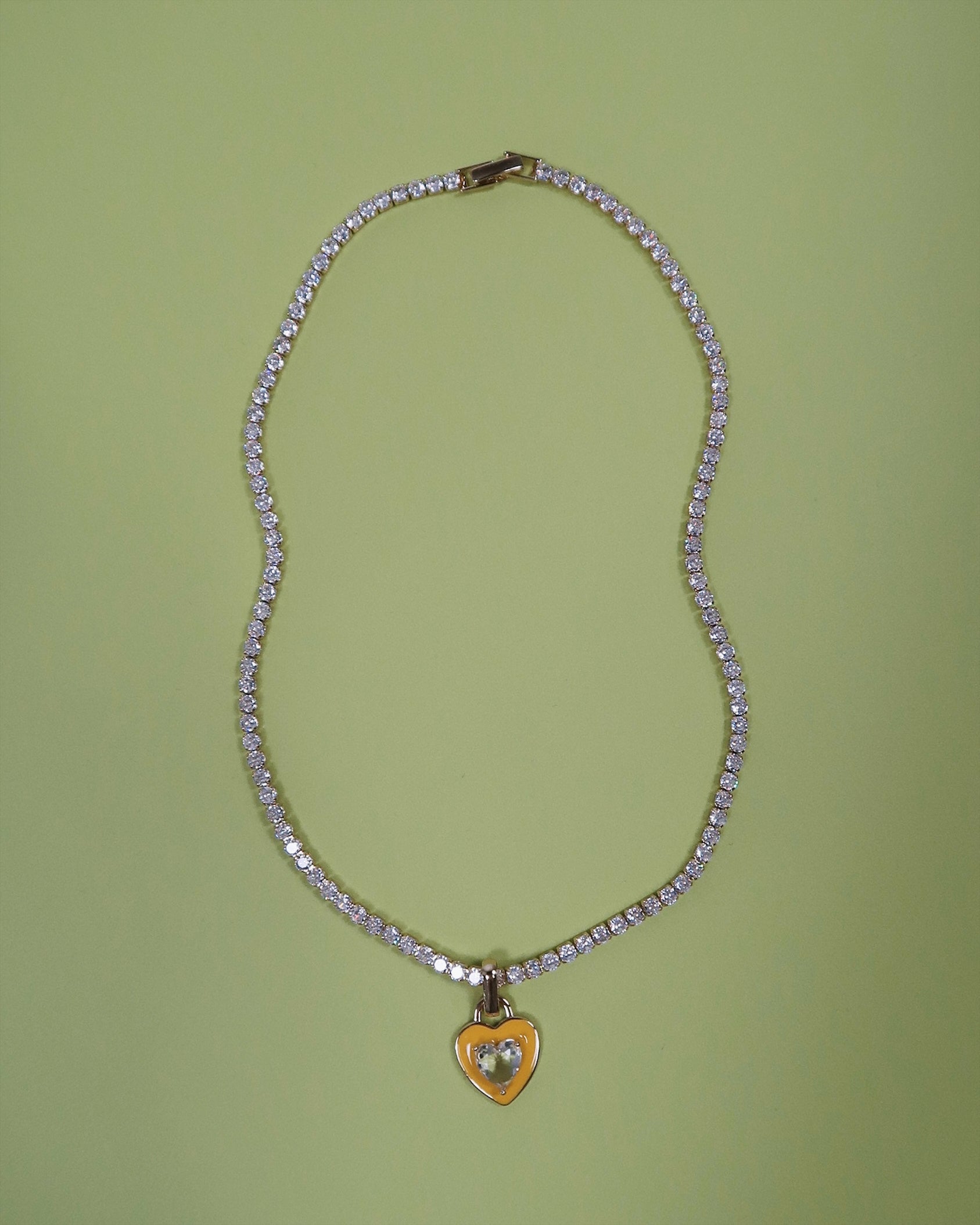 Lucy Love Tennis Necklace : Hypoallergenic and Water Resistant