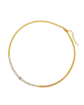 Beverly Tennis Chain Necklace : Hypoallergenic and Water Resistant
