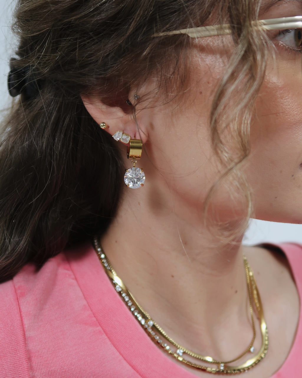 Chloe Hoops : Hypoallergenic and Water Resistant