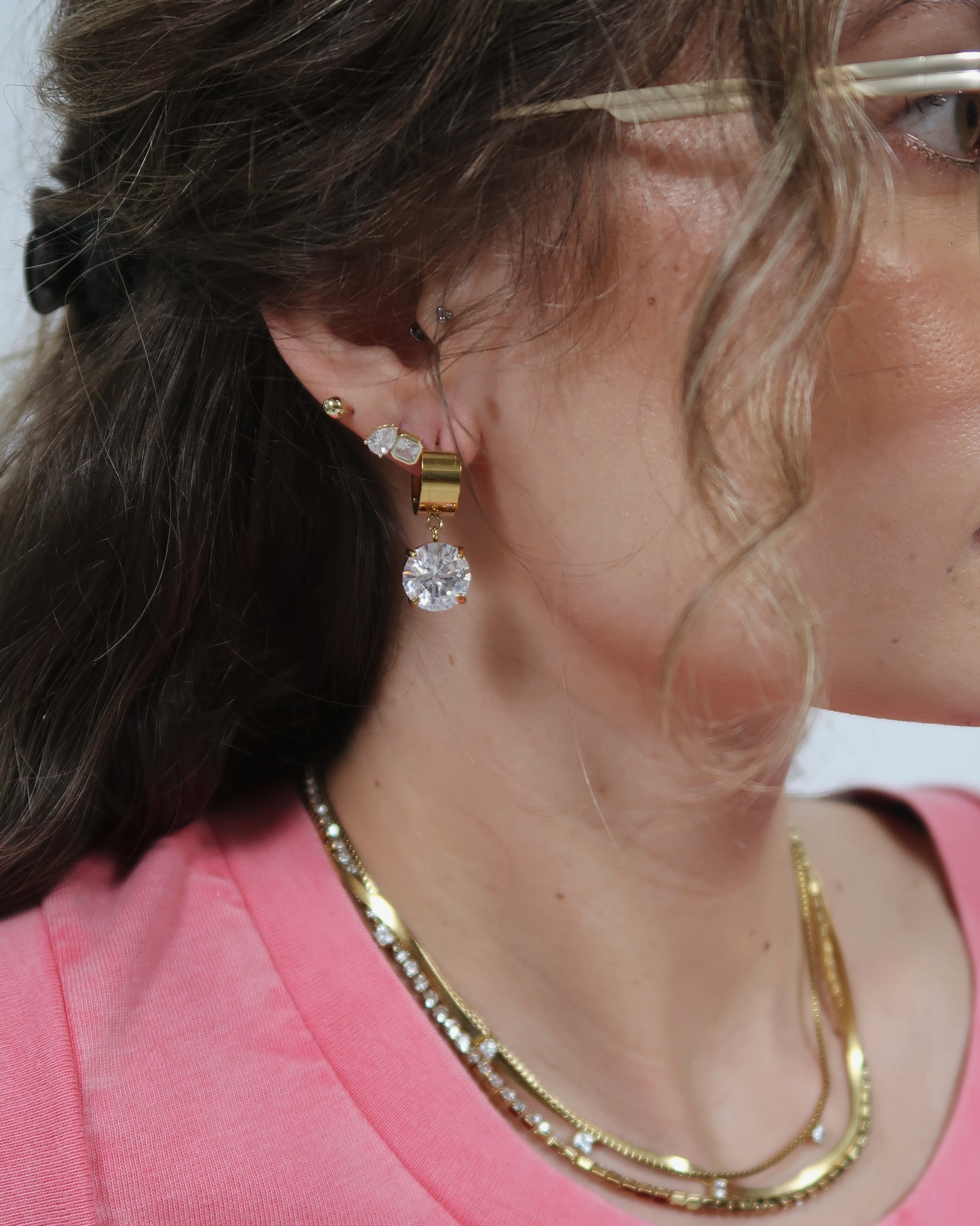 Chloe Hoops : Hypoallergenic and Water Resistant