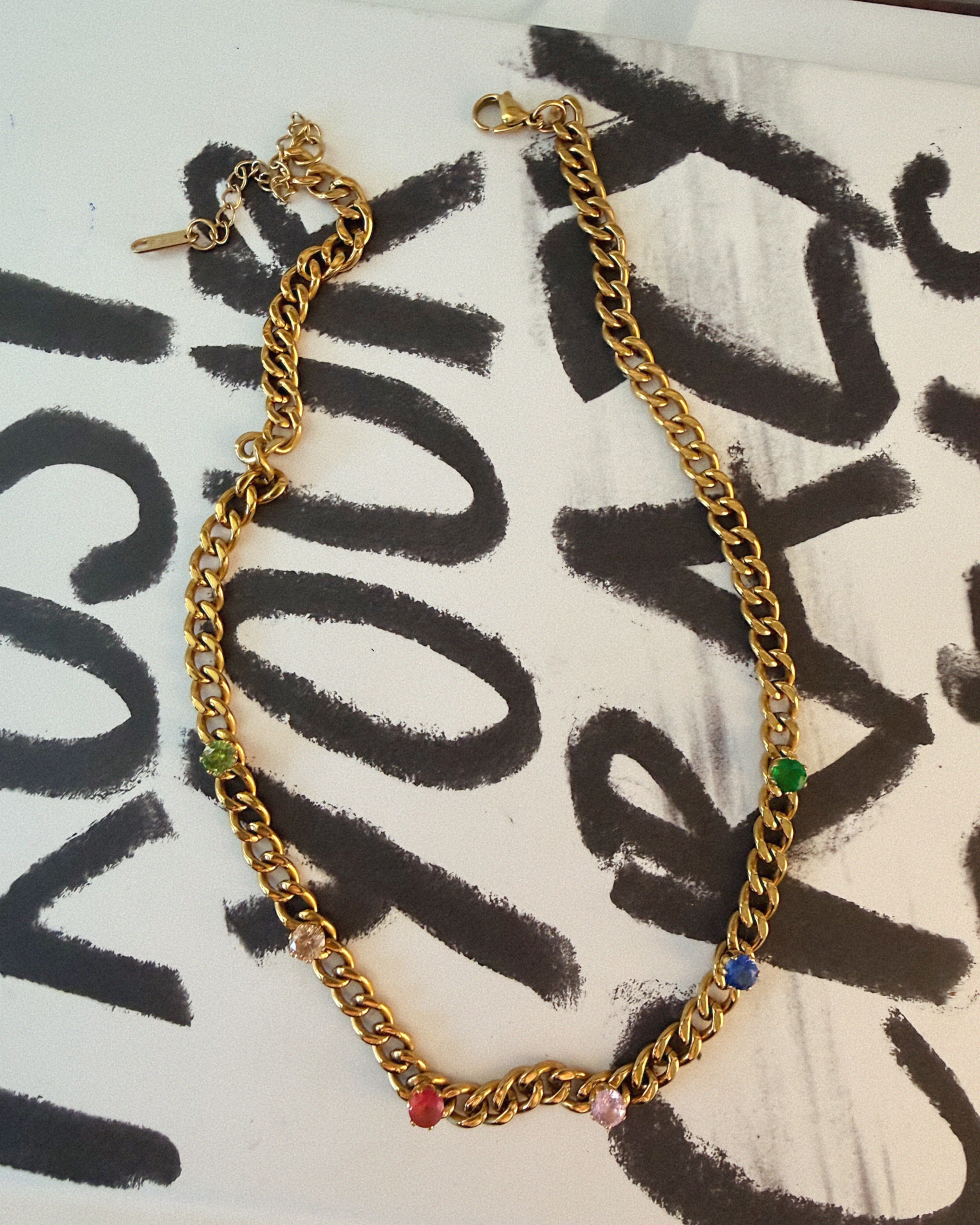 Rodeo Rainbow Necklace : Hypoallergenic and Water Resistant