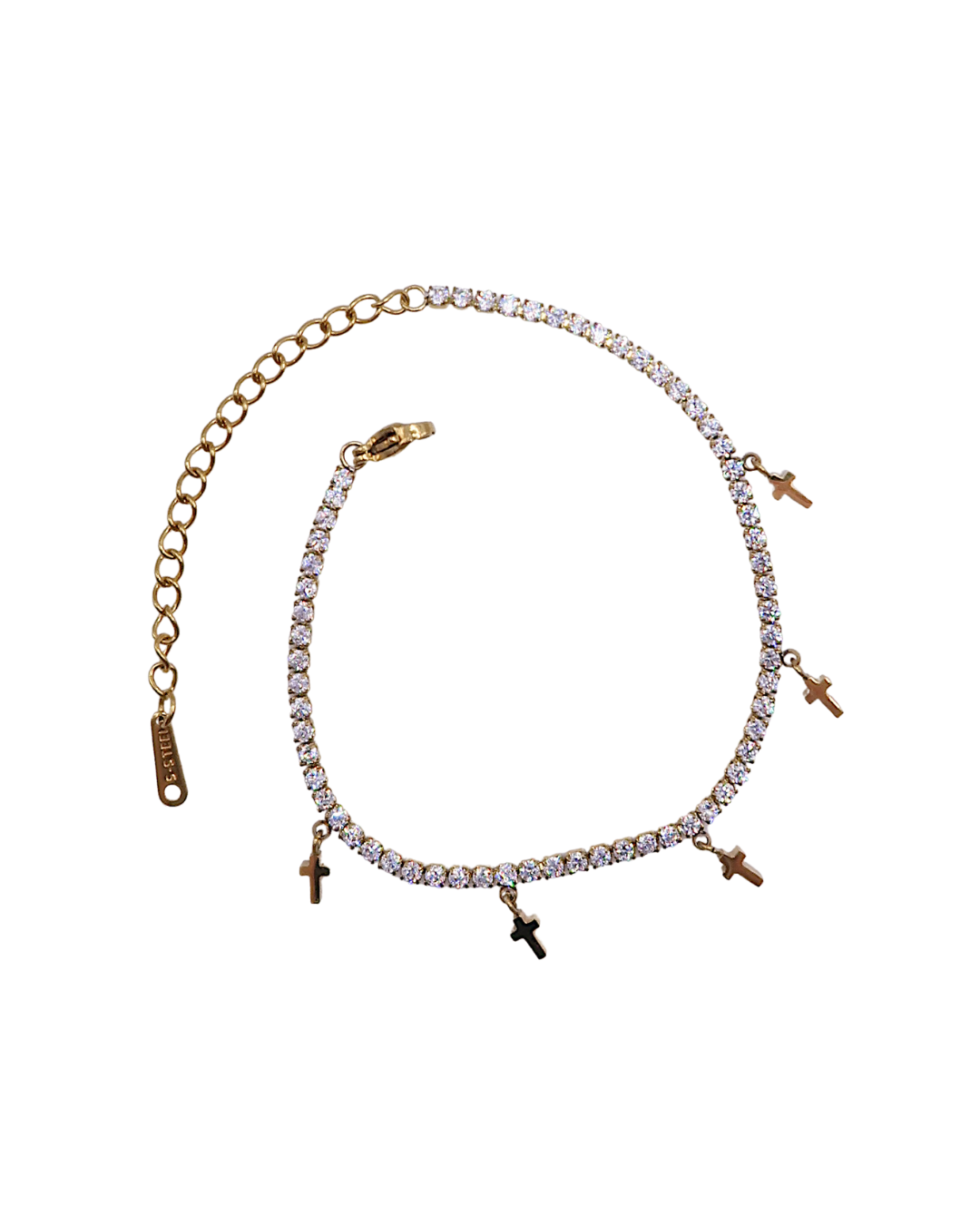 Tiffany Tennis Cross Bracelet : Hypoallergenic and Water Resistant