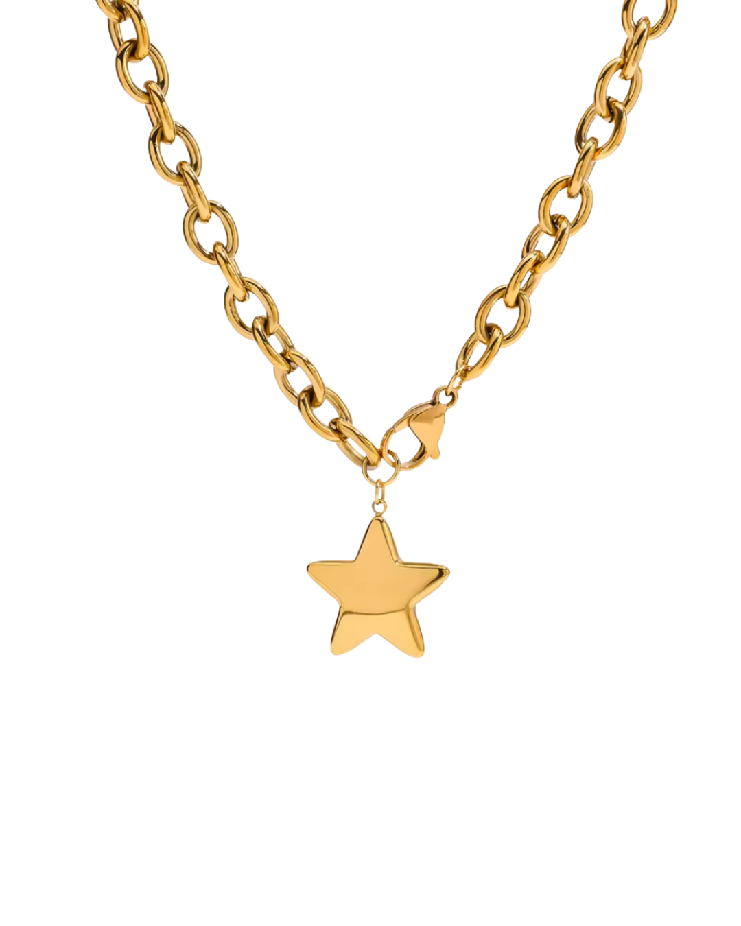 Big Star Necklace : Hypoallergenic and Water Resistant