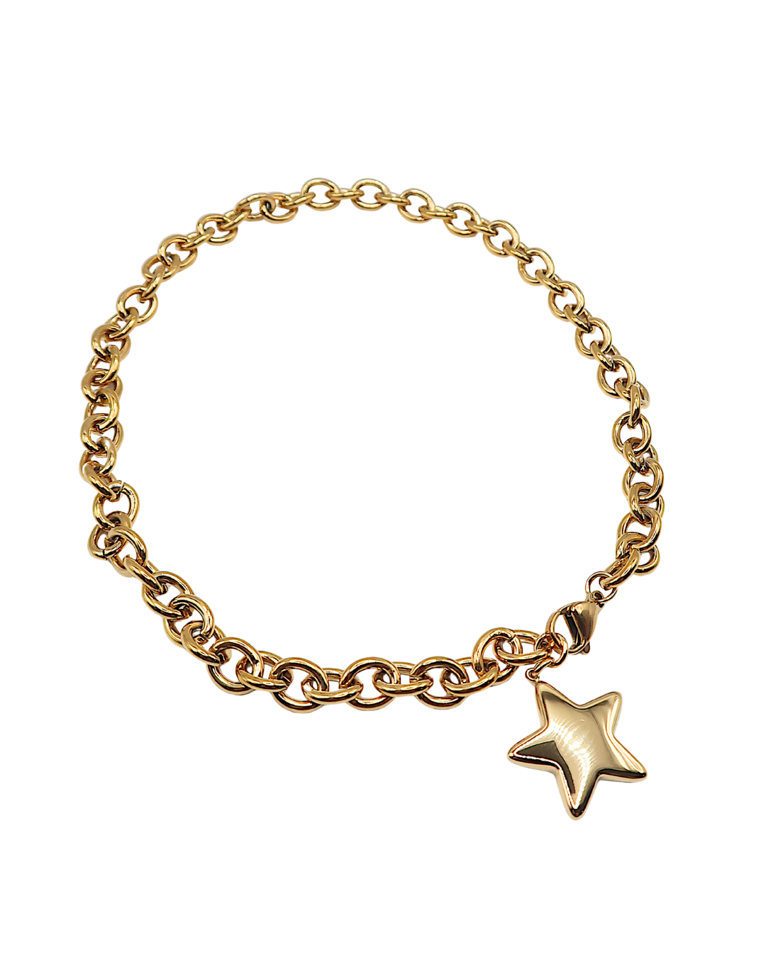 Big Star Necklace : Hypoallergenic and Water Resistant