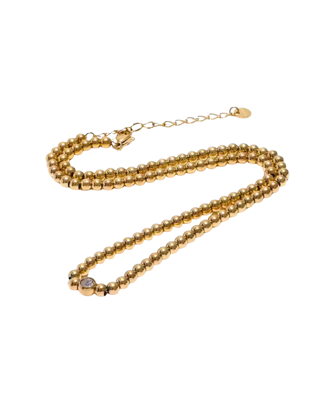 Olivia Beaded Necklace : Hypoallergenic and Water Resistant