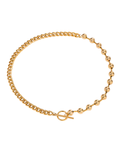 Ball and Chain Toggle Necklace : Hypoallergenic and Water Resistant