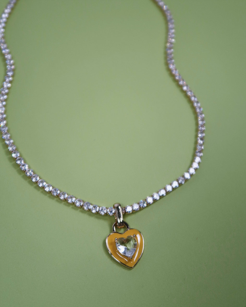 Lucy Love Tennis Necklace : Hypoallergenic and Water Resistant