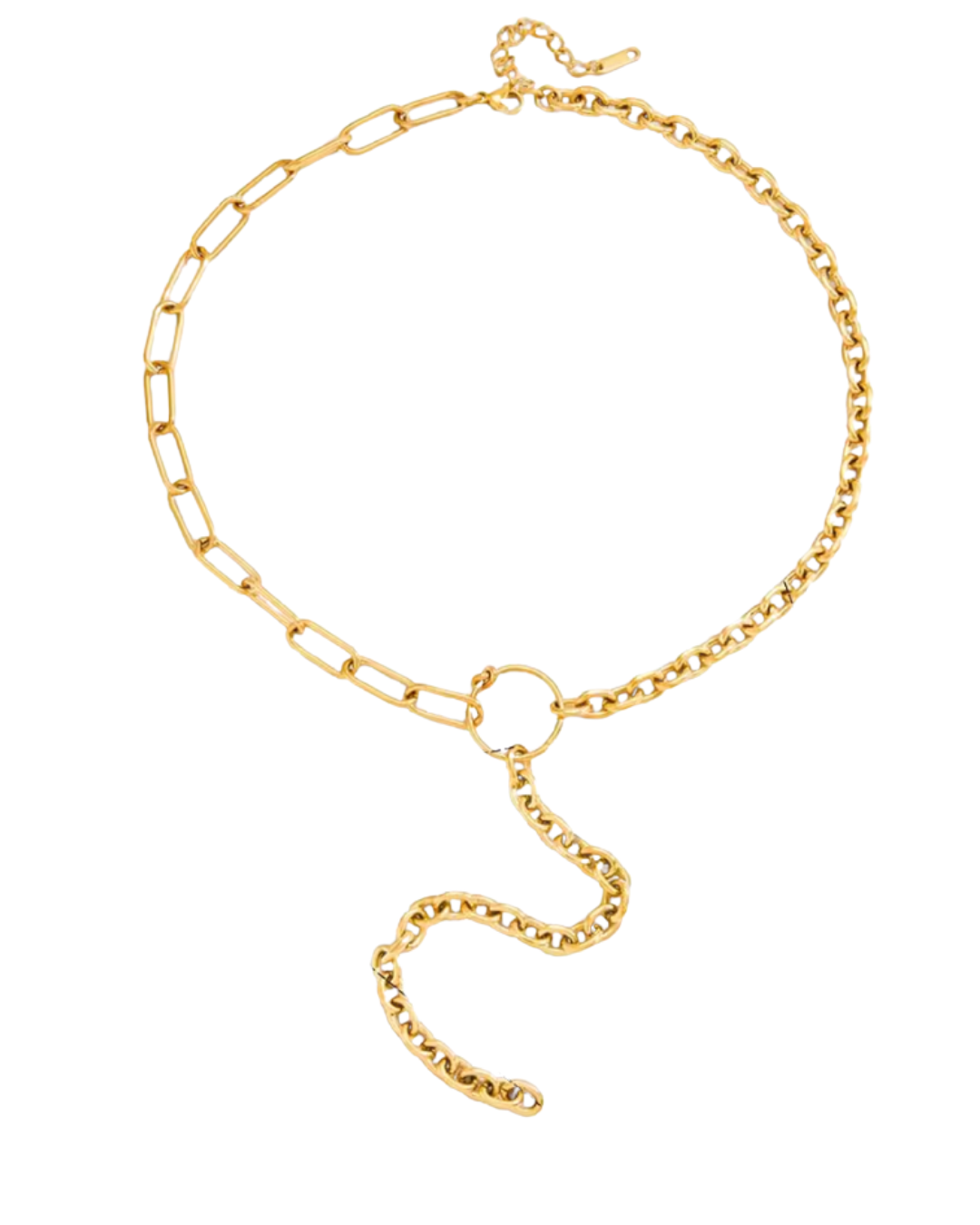 Seattle Drop Chain Necklace : Hypoallergenic and Water Resistant