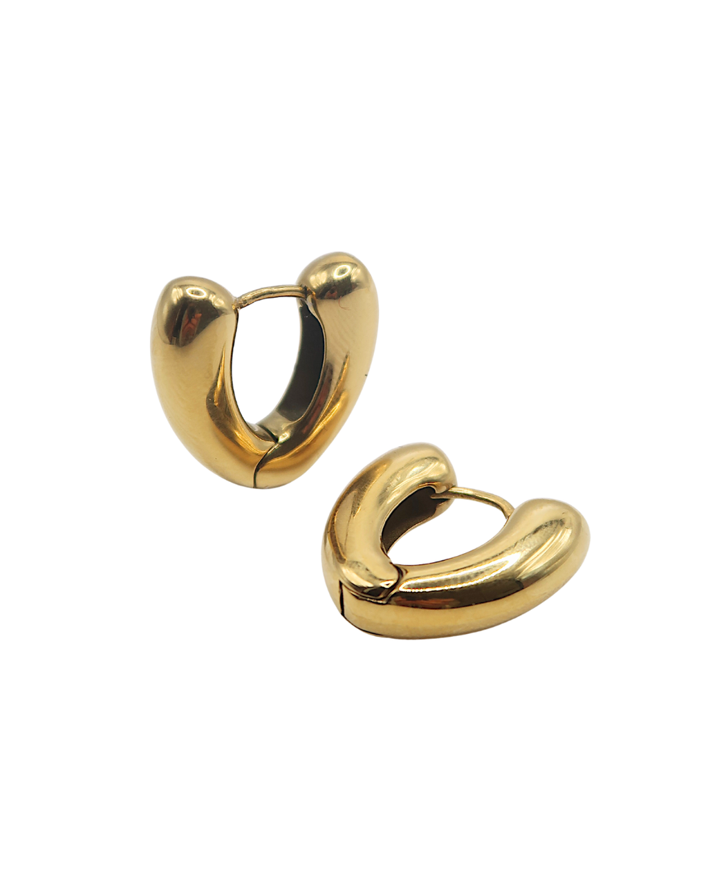 Wishbone Hoop : Hypoallergenic and Water Resistant