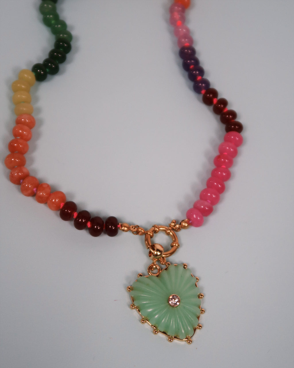 Haddie Heart Necklace : Hypoallergenic and Water Resistant