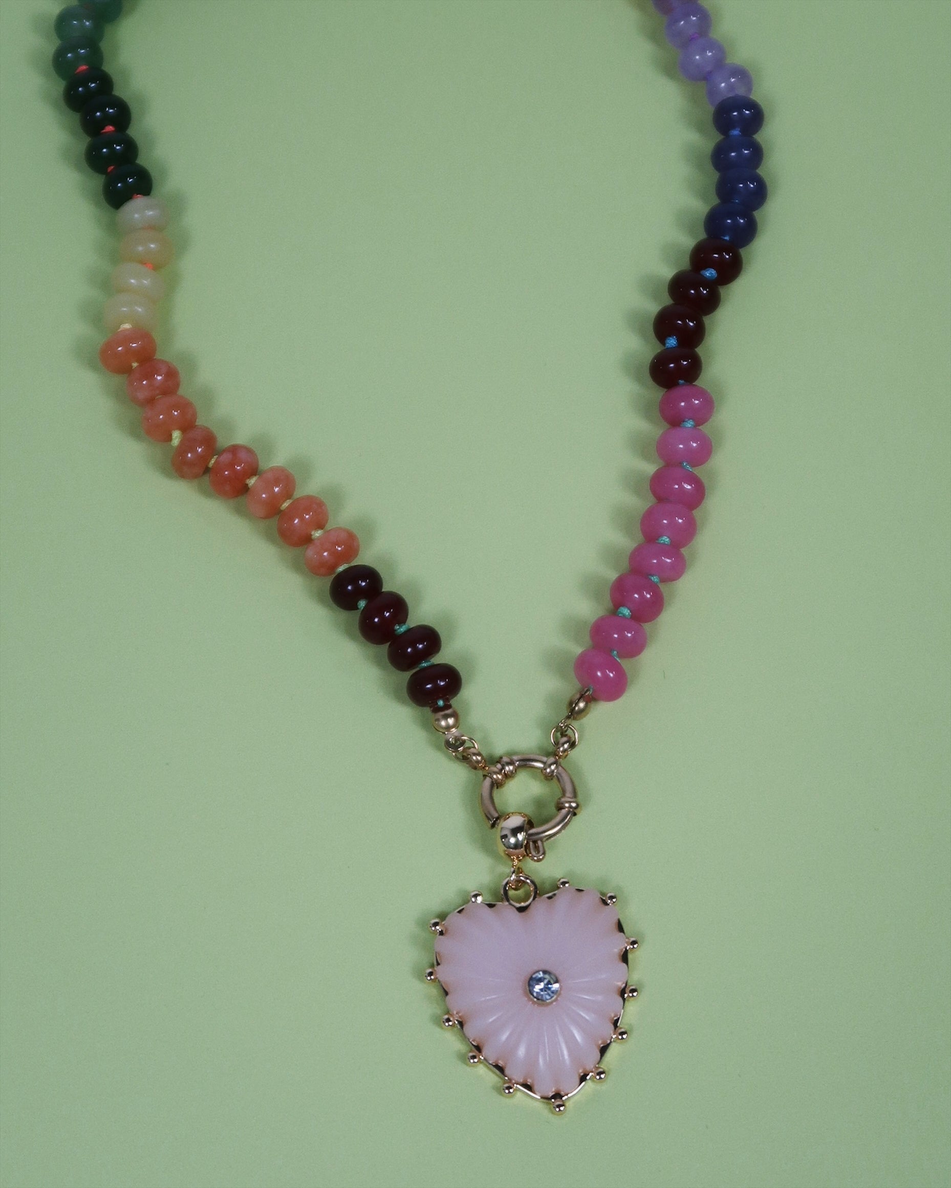 Haddie Heart Necklace : Hypoallergenic and Water Resistant