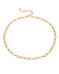 Stockyard Two Tone Chain Necklace : Hypoallergenic and Water Resistant