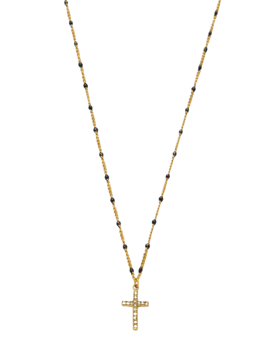 Pasadena Cross Necklace : Hypoallergenic and Water Resistant