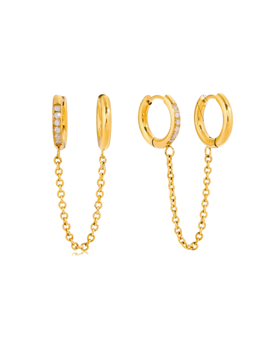 Double Dublin Chain Huggies : Hypoallergenic and Water Resistant