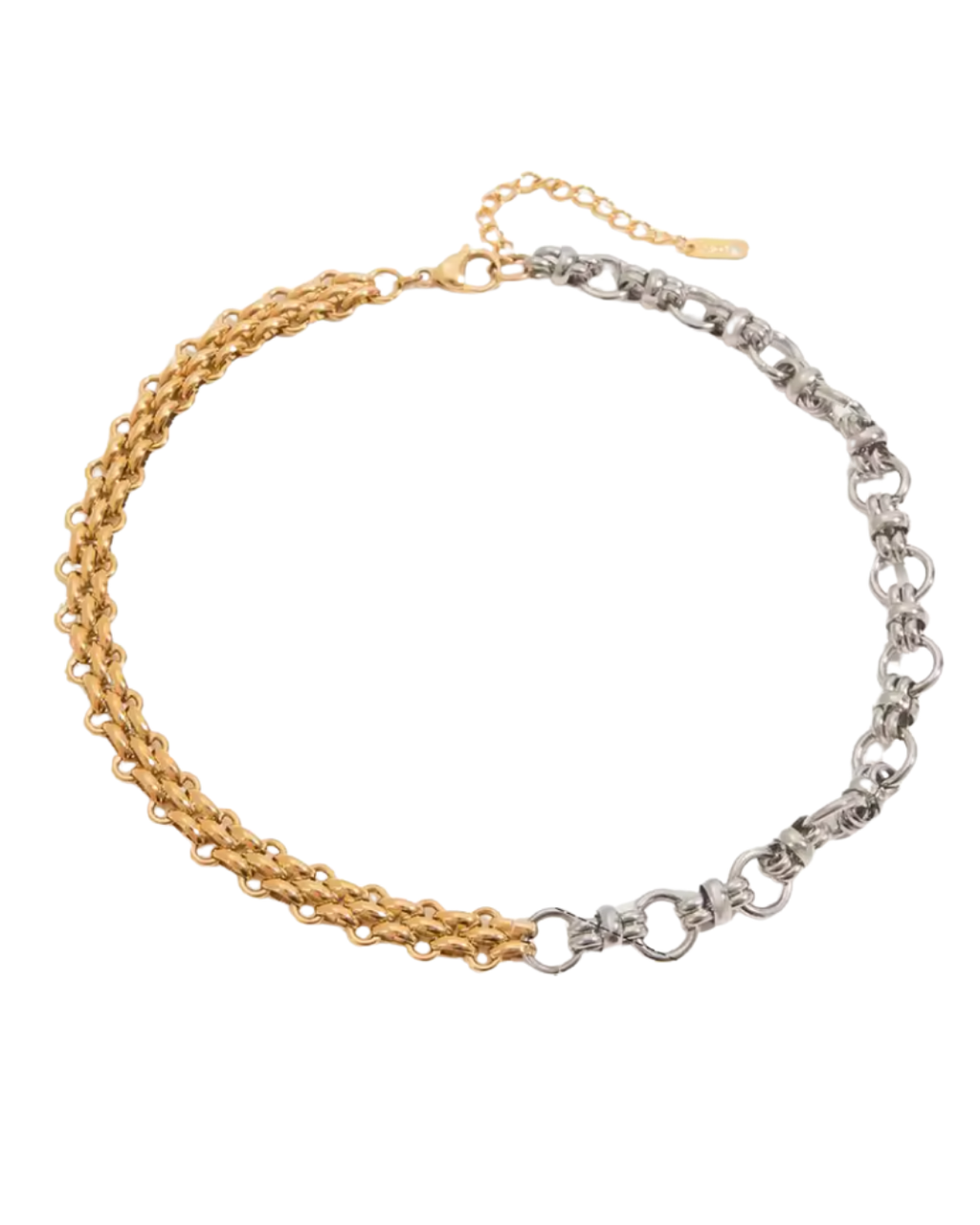 Fort Worth Two Tone Necklace : Hypoallergenic and Water Resistant