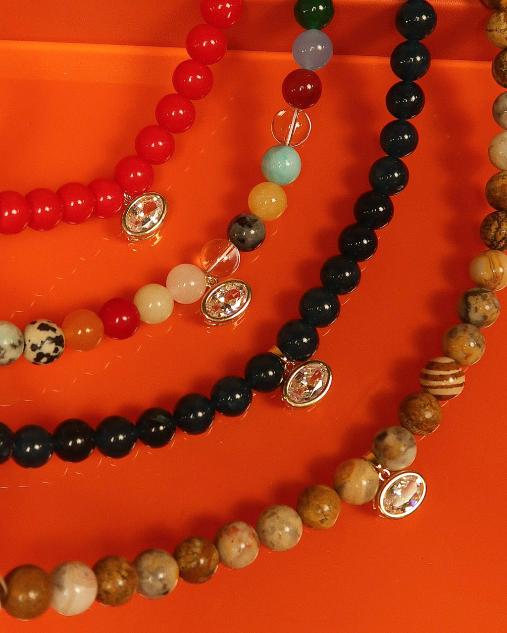 Jovi Beaded Necklace : Hypoallergenic and Water Resistant