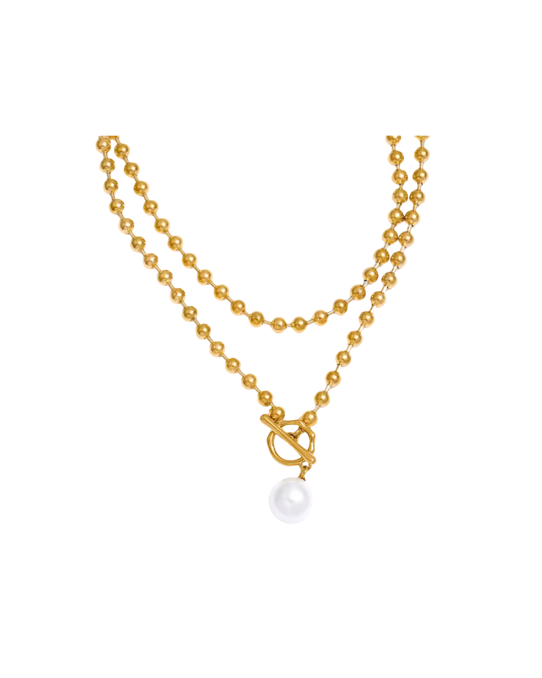 Maison Pearl Wrap Necklace : Hypoallergenic and Water Resistant