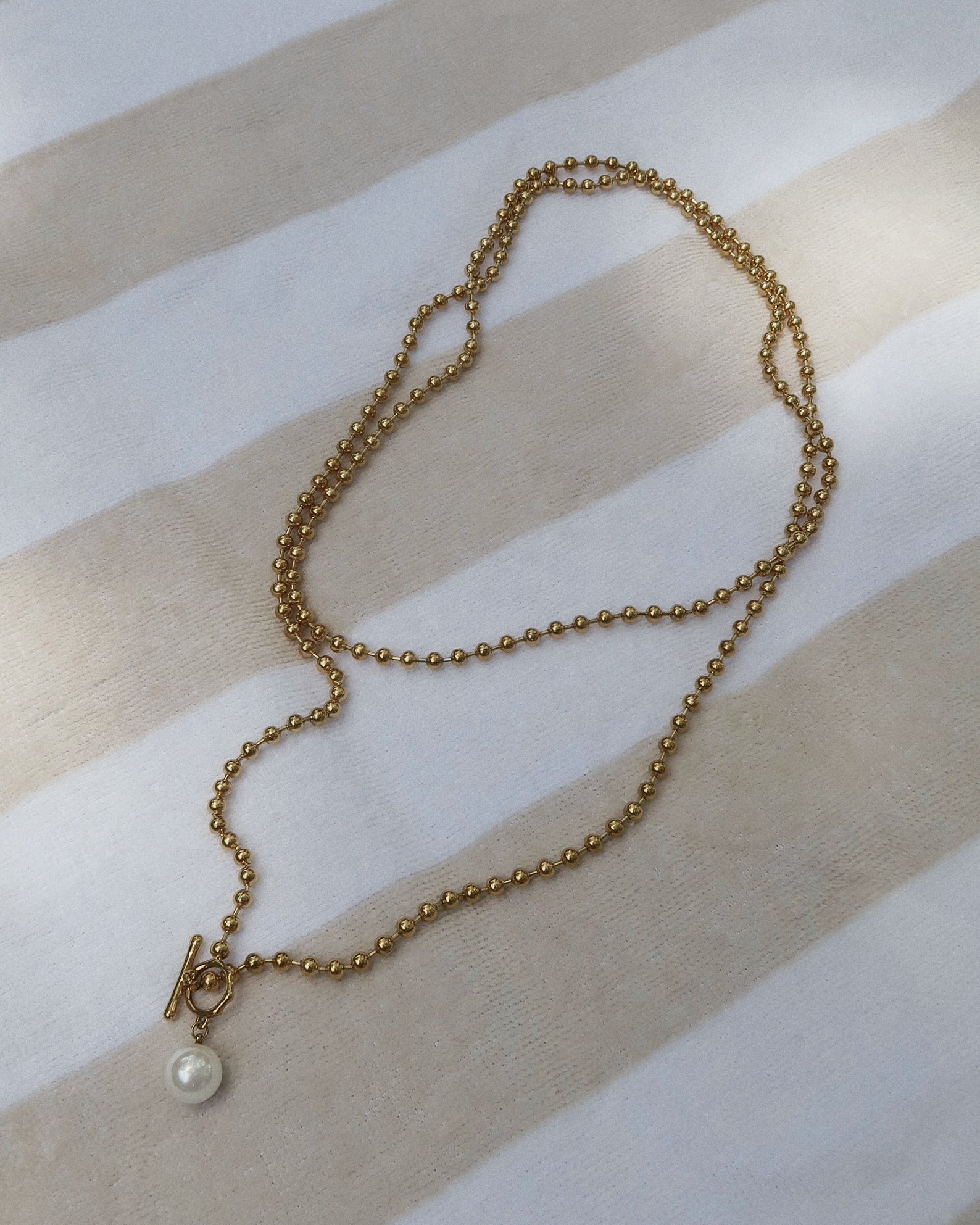Maison Pearl Wrap Necklace : Hypoallergenic and Water Resistant