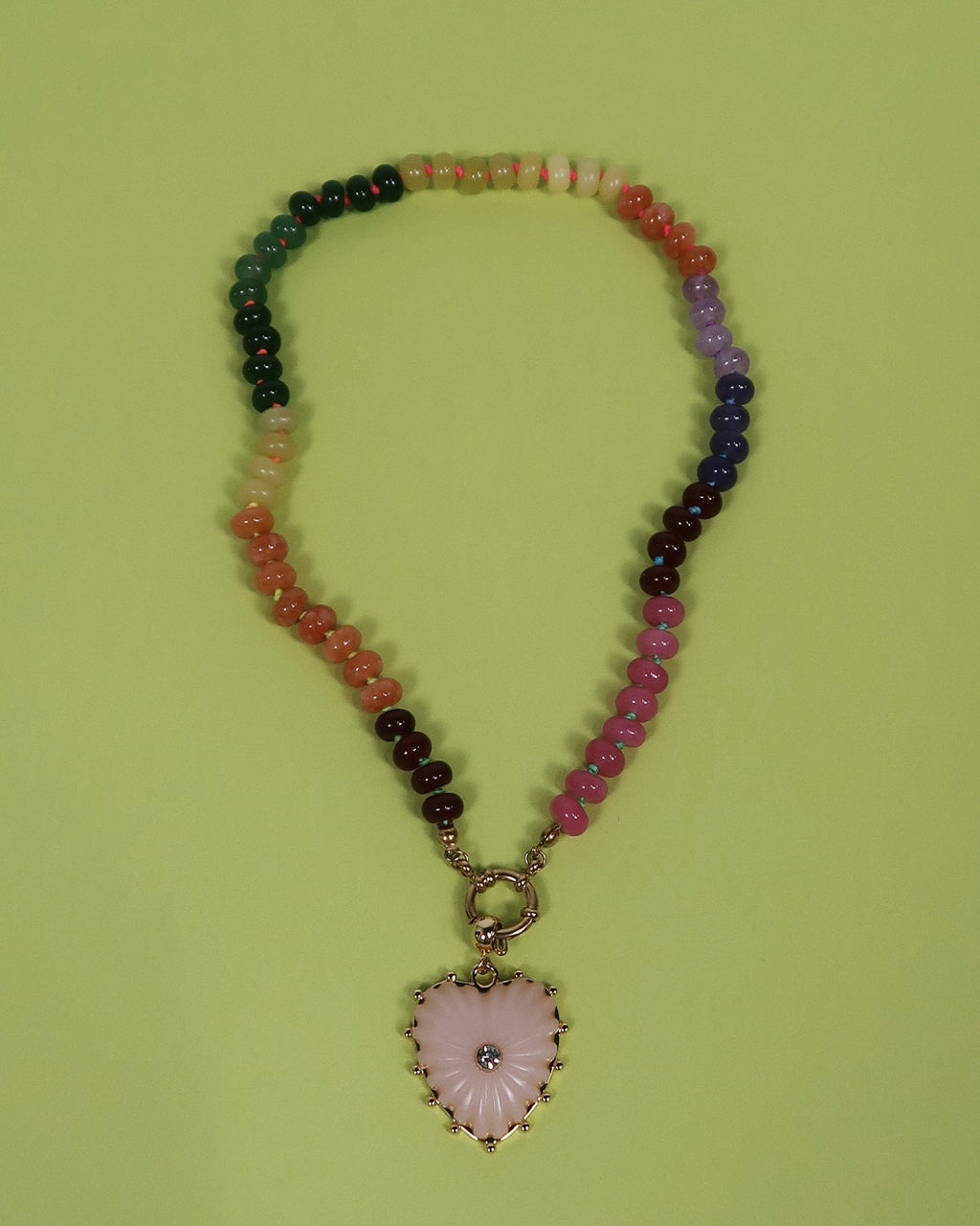 Haddie Heart Necklace : Hypoallergenic and Water Resistant