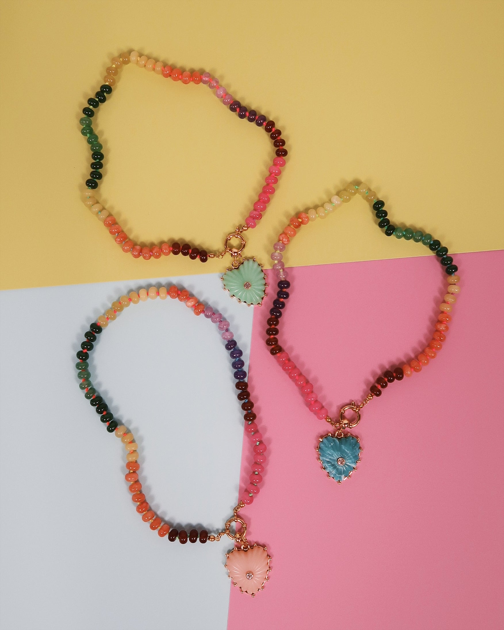 Haddie Heart Necklace : Hypoallergenic and Water Resistant