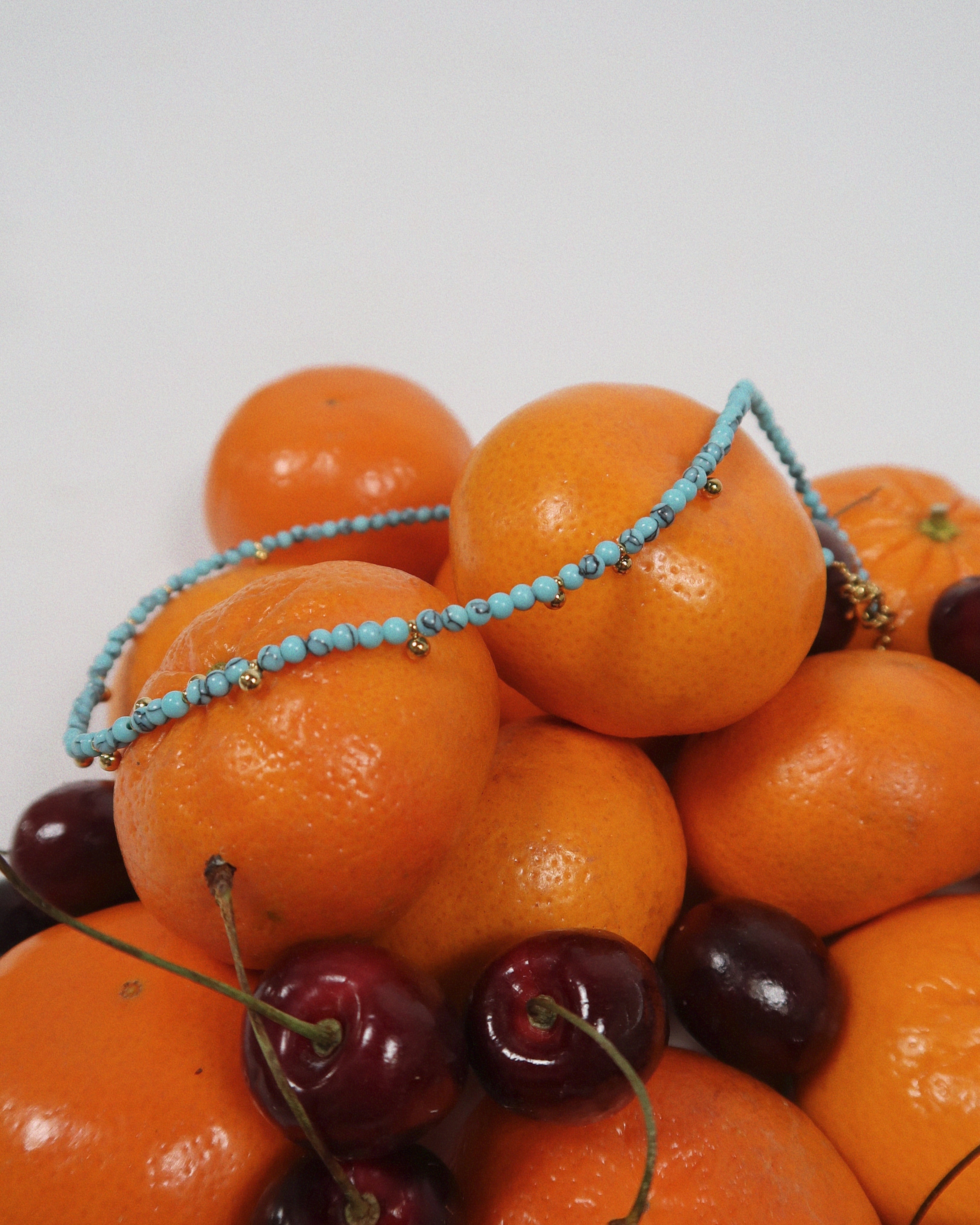 Andi Turquoise Necklace : Hypoallergenic and Water Resistant