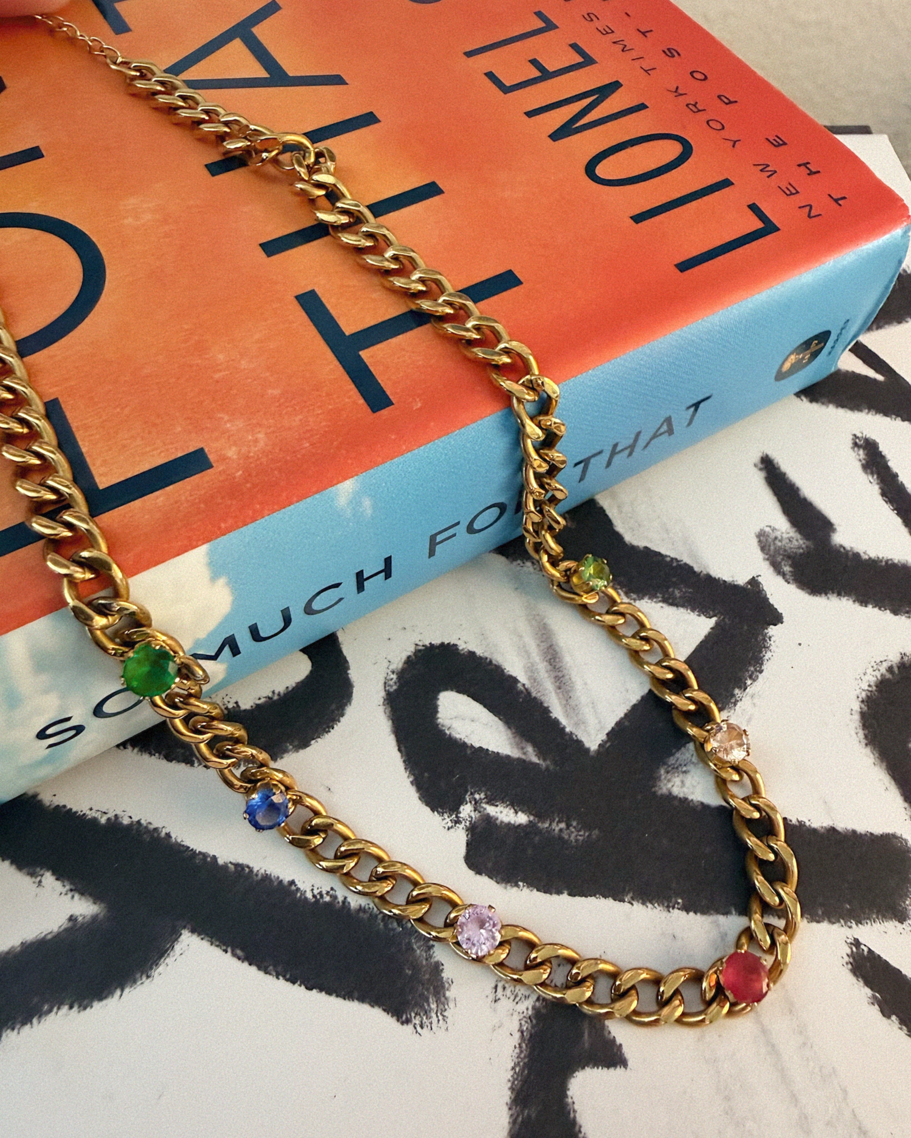 Rodeo Rainbow Necklace : Hypoallergenic and Water Resistant