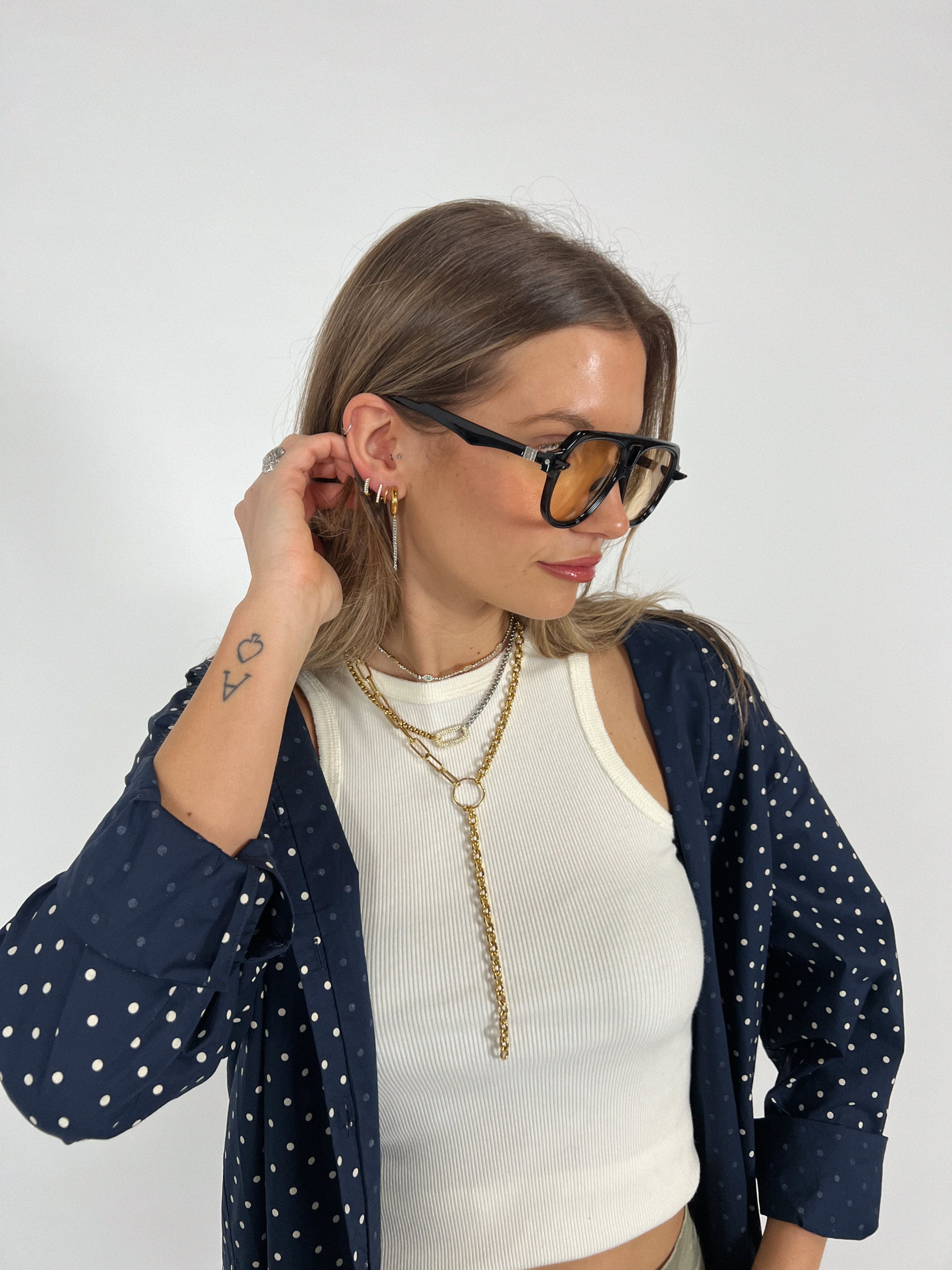 Seattle Drop Chain Necklace : Hypoallergenic and Water Resistant