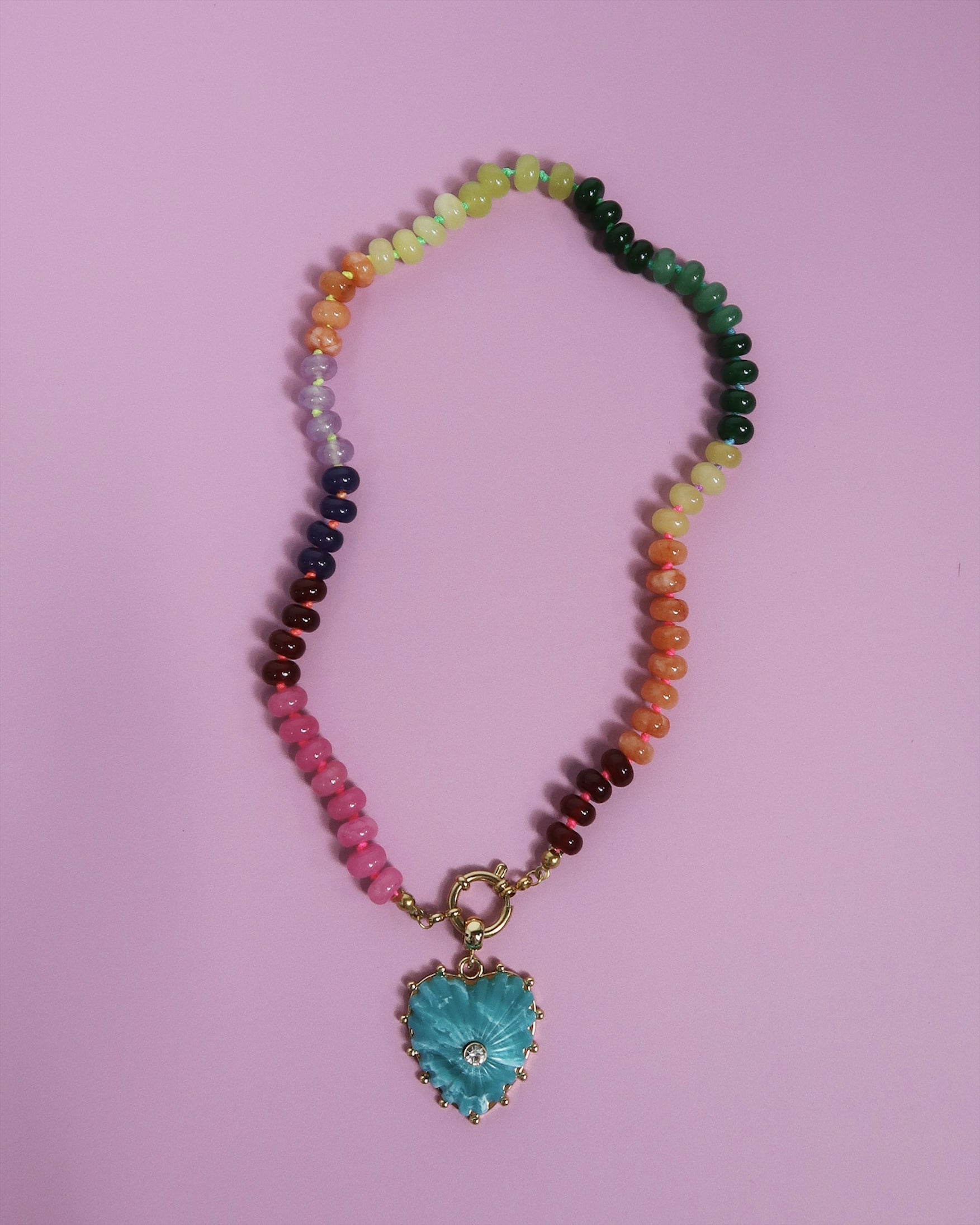 Haddie Heart Necklace : Hypoallergenic and Water Resistant