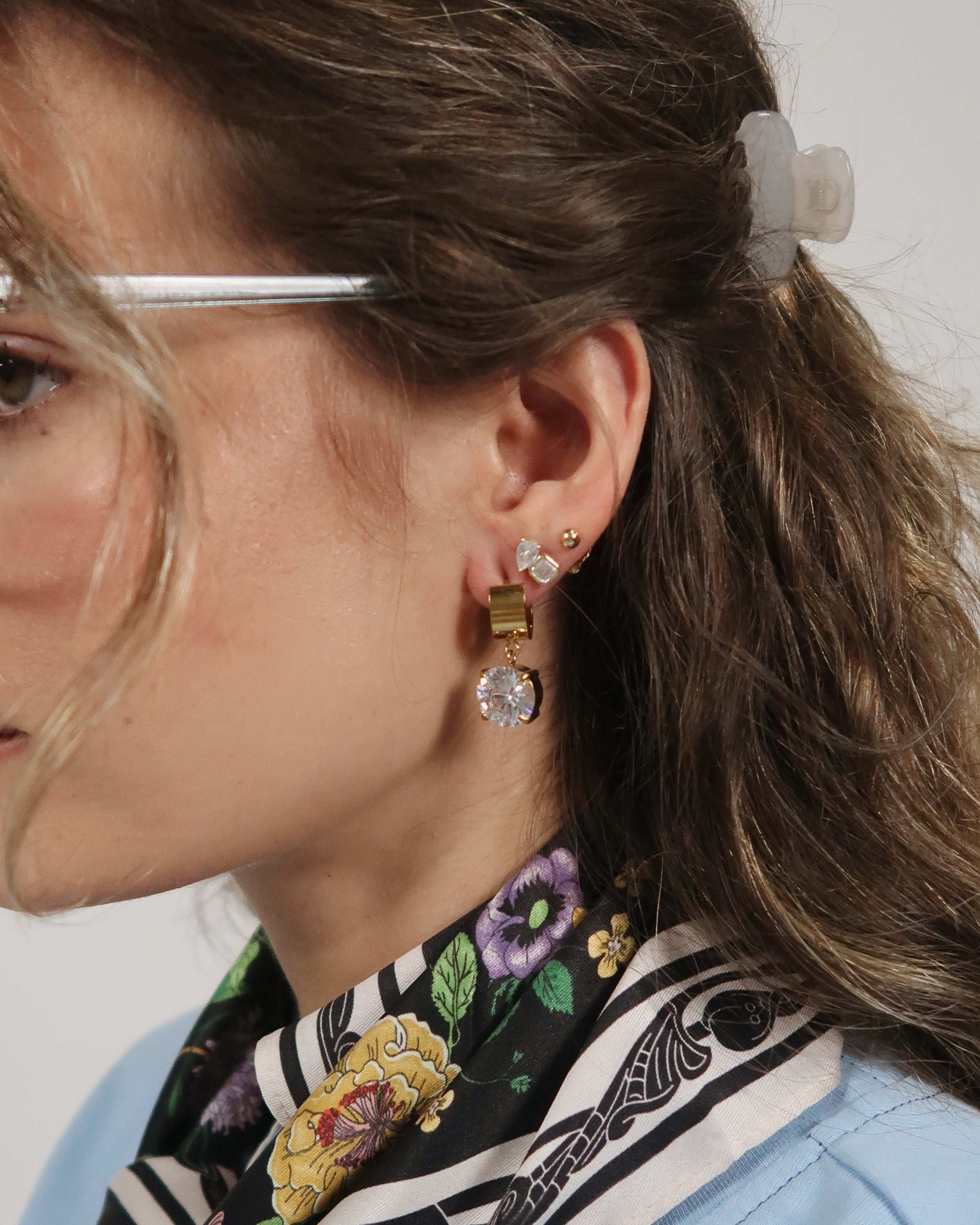 Chloe Hoops : Hypoallergenic and Water Resistant
