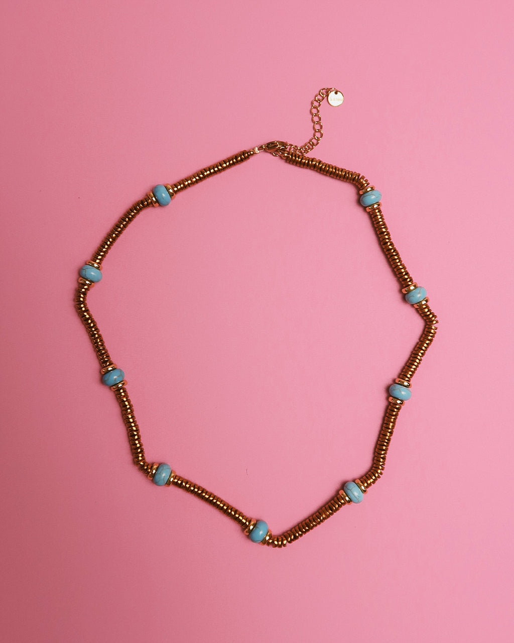 Nora Beaded Necklace : Hypoallergenic and Water Resistant