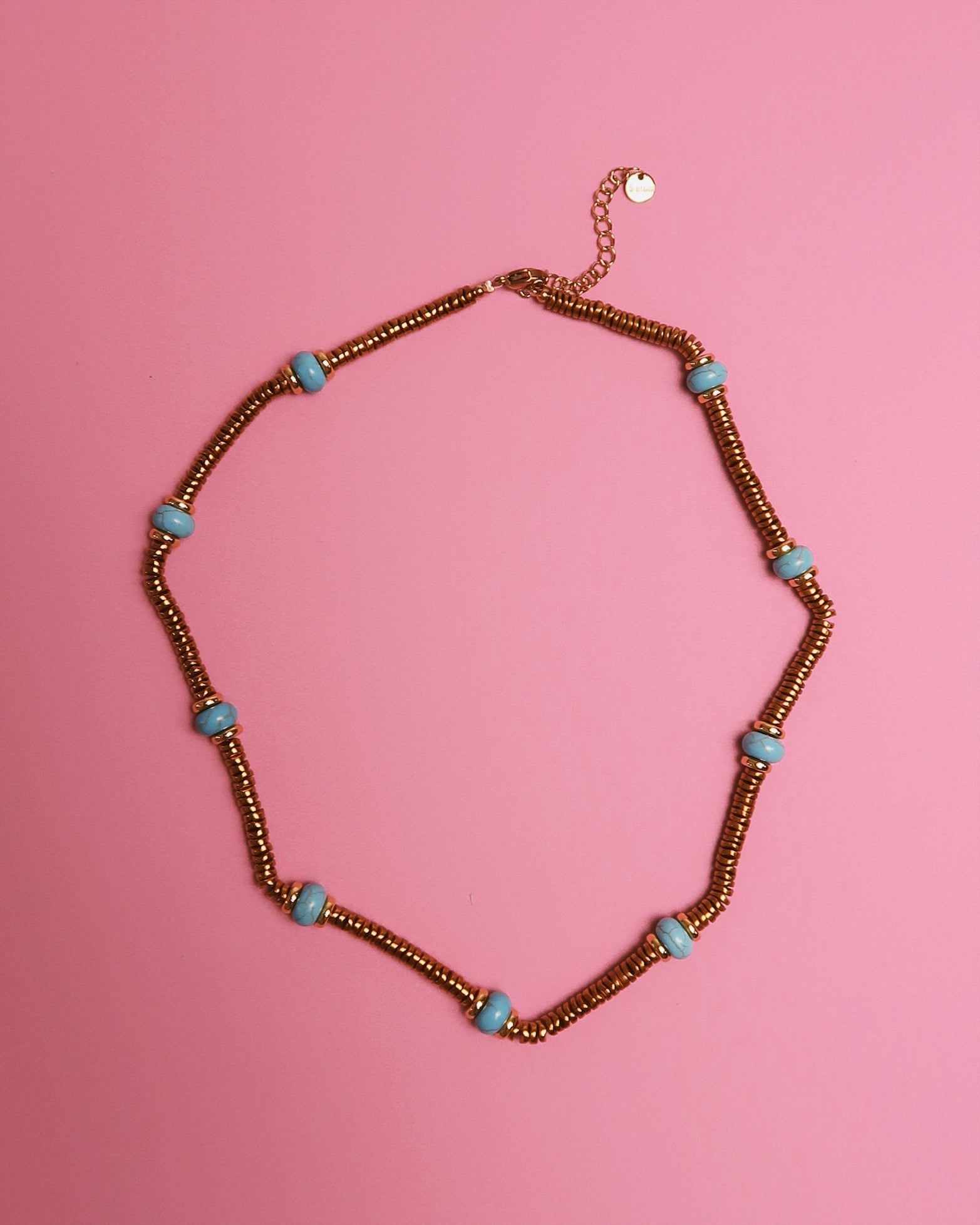 Nora Beaded Necklace : Hypoallergenic and Water Resistant